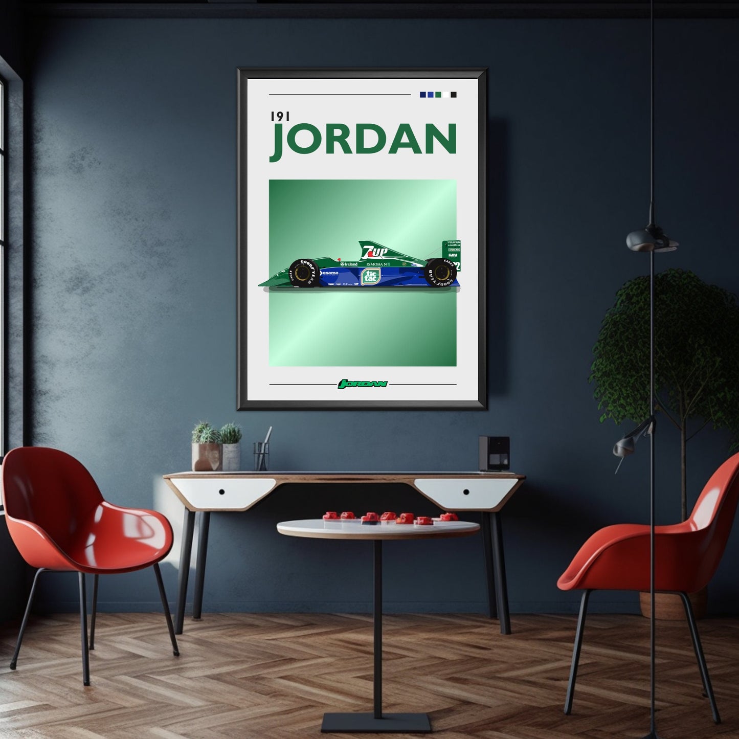 Jordan 191 F1 Print