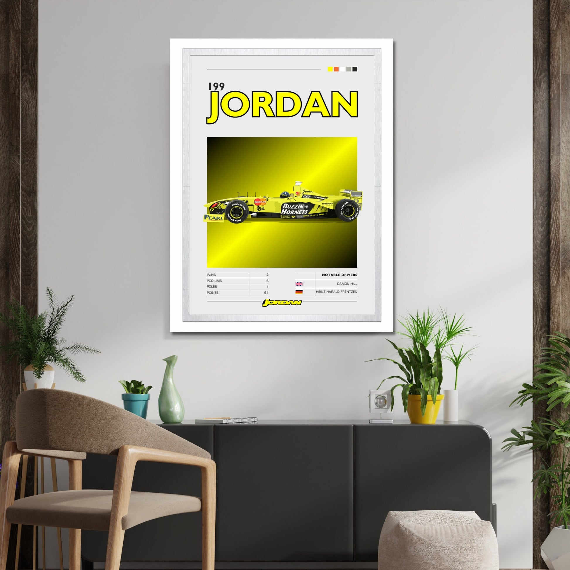 Jordan 199 F1 Poster