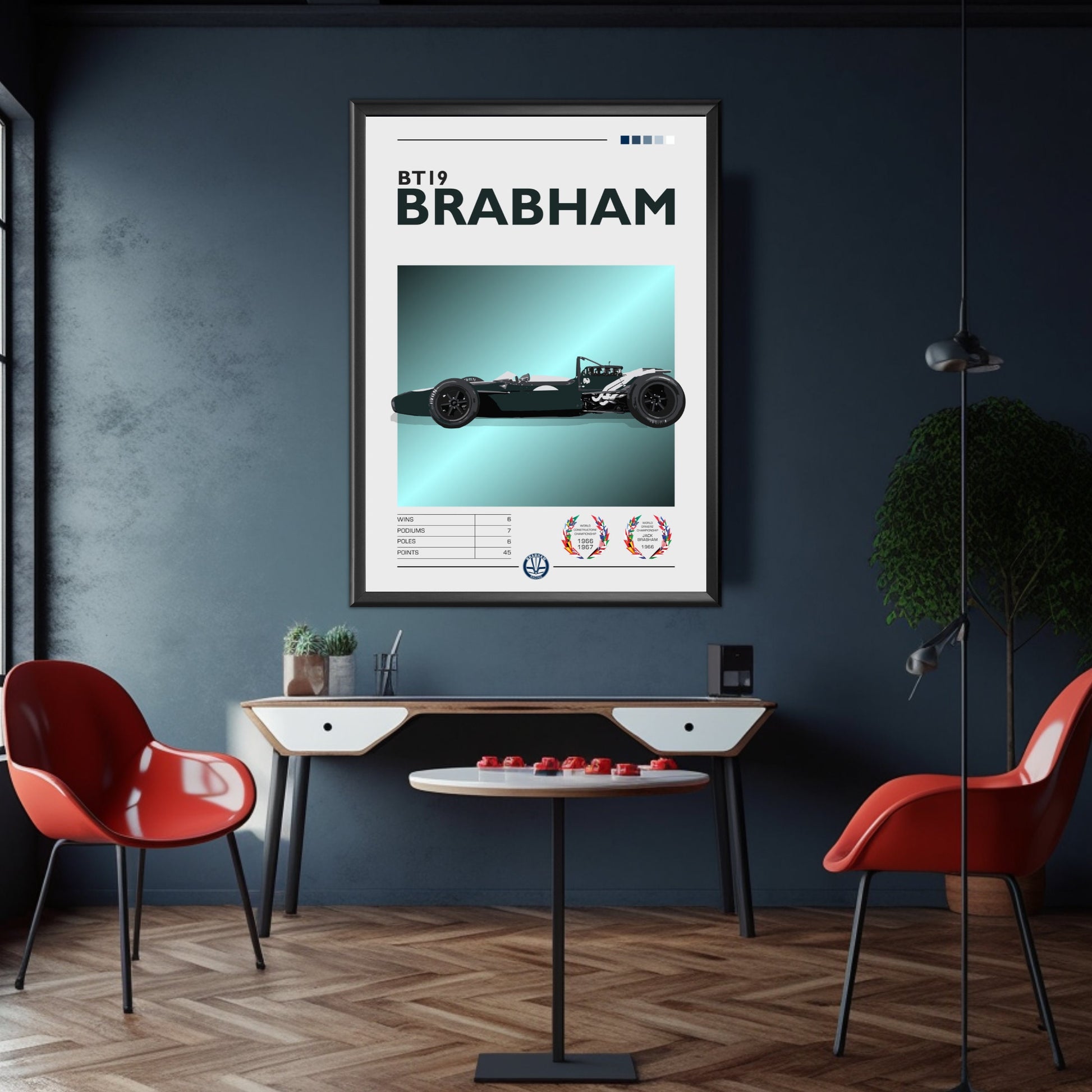 Brabham BT19 Poster, F1 Poster