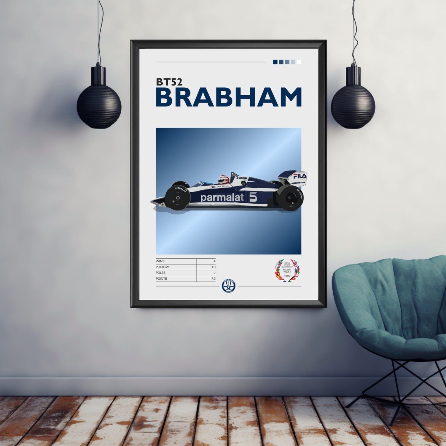 Brabham BT52 F1 Print