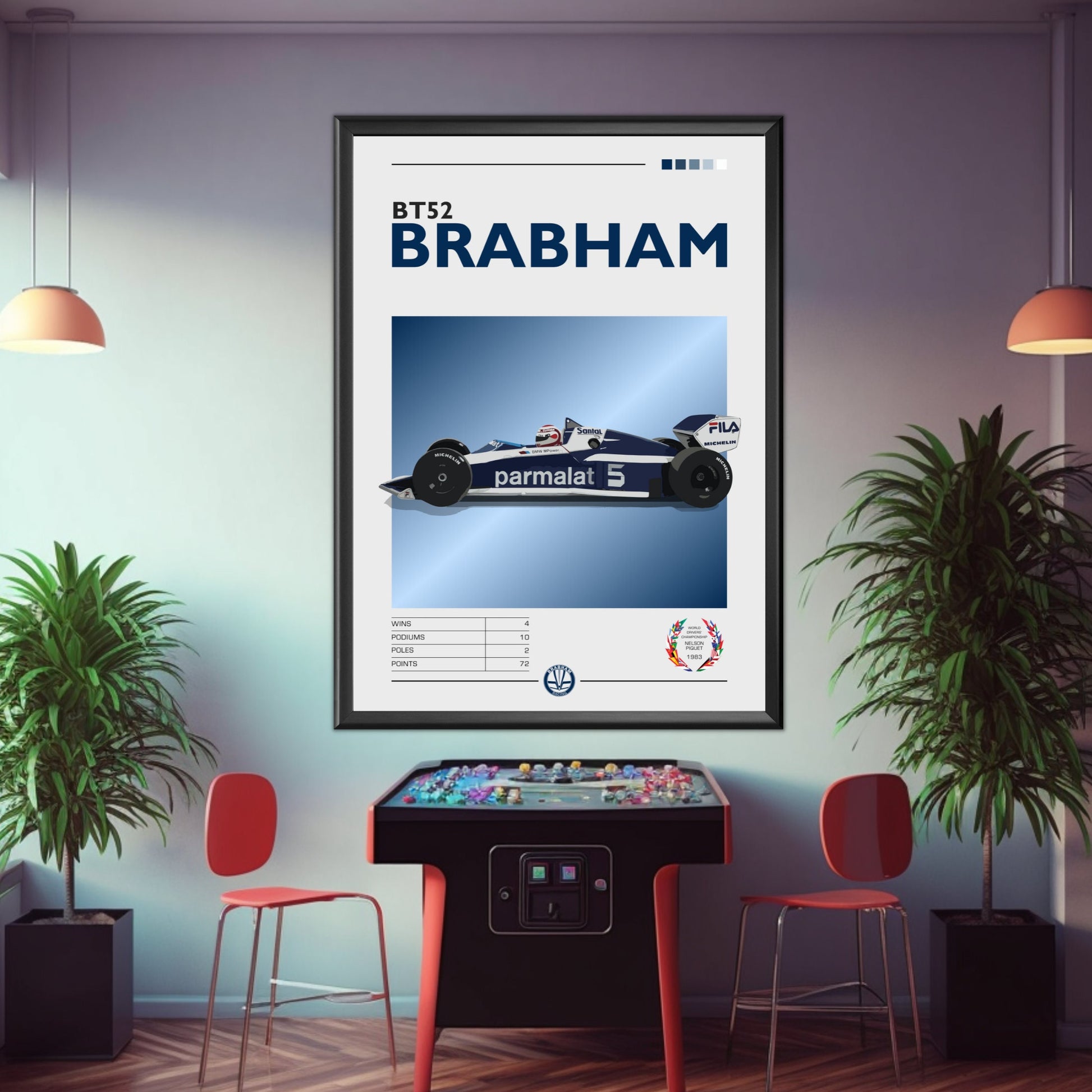 Brabham BT52 F1 Print