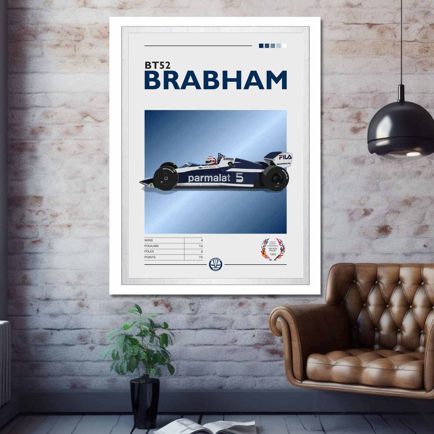 Brabham BT52 F1 Print