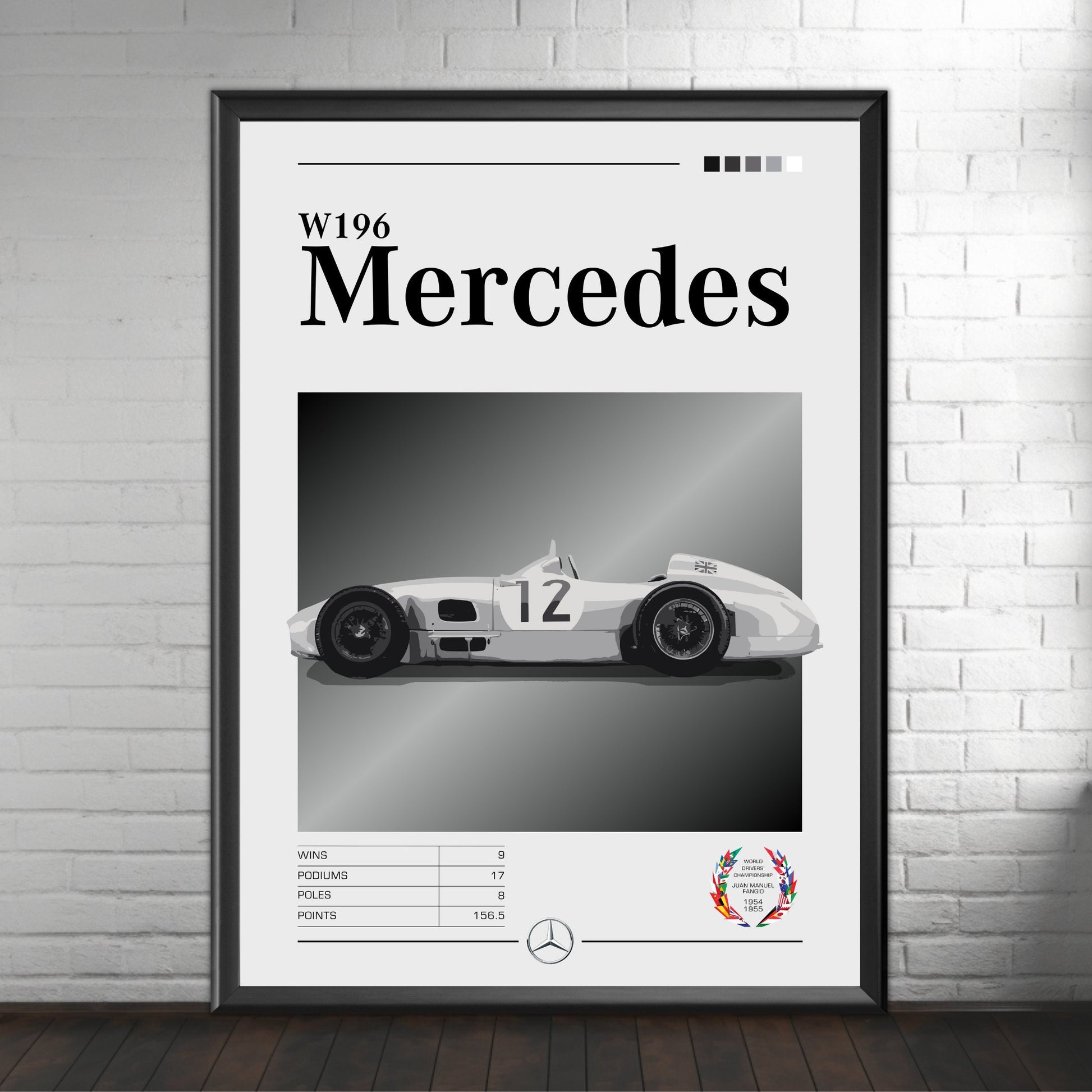 Mercedes-Benz W196 Poster