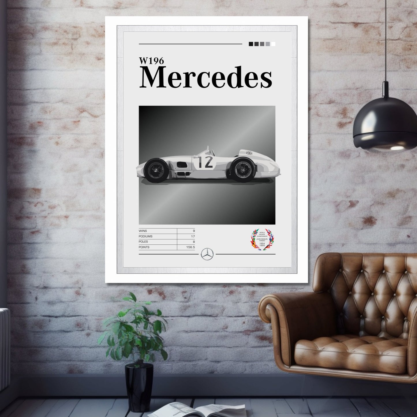 Mercedes-Benz W196 Poster