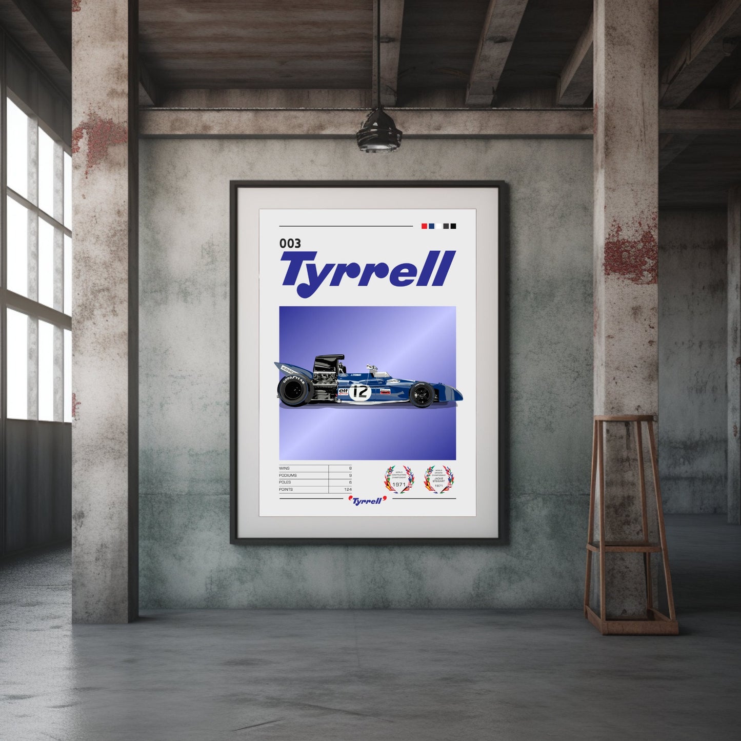 Tyrrell 003 Poster