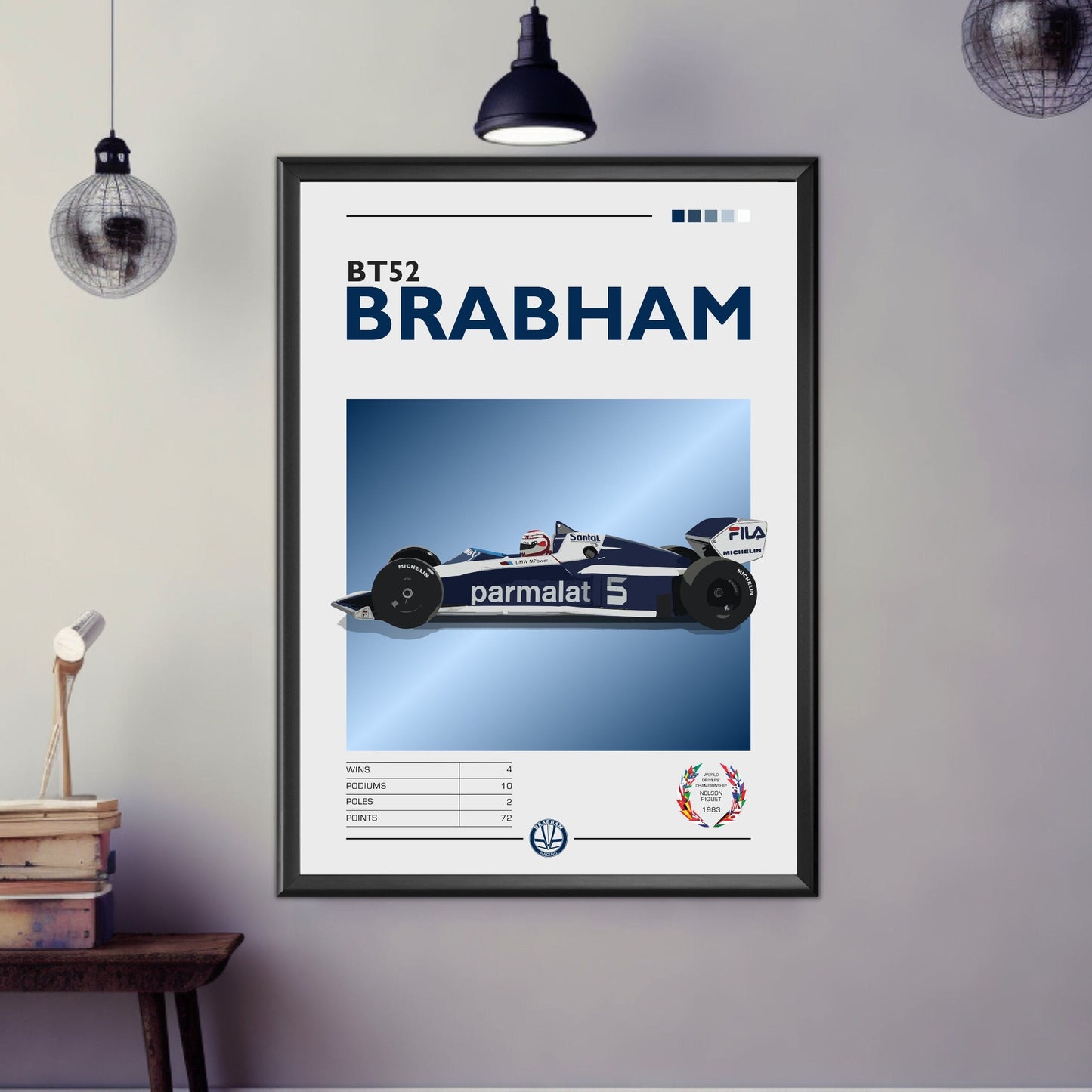 Brabham BT52 F1 Print