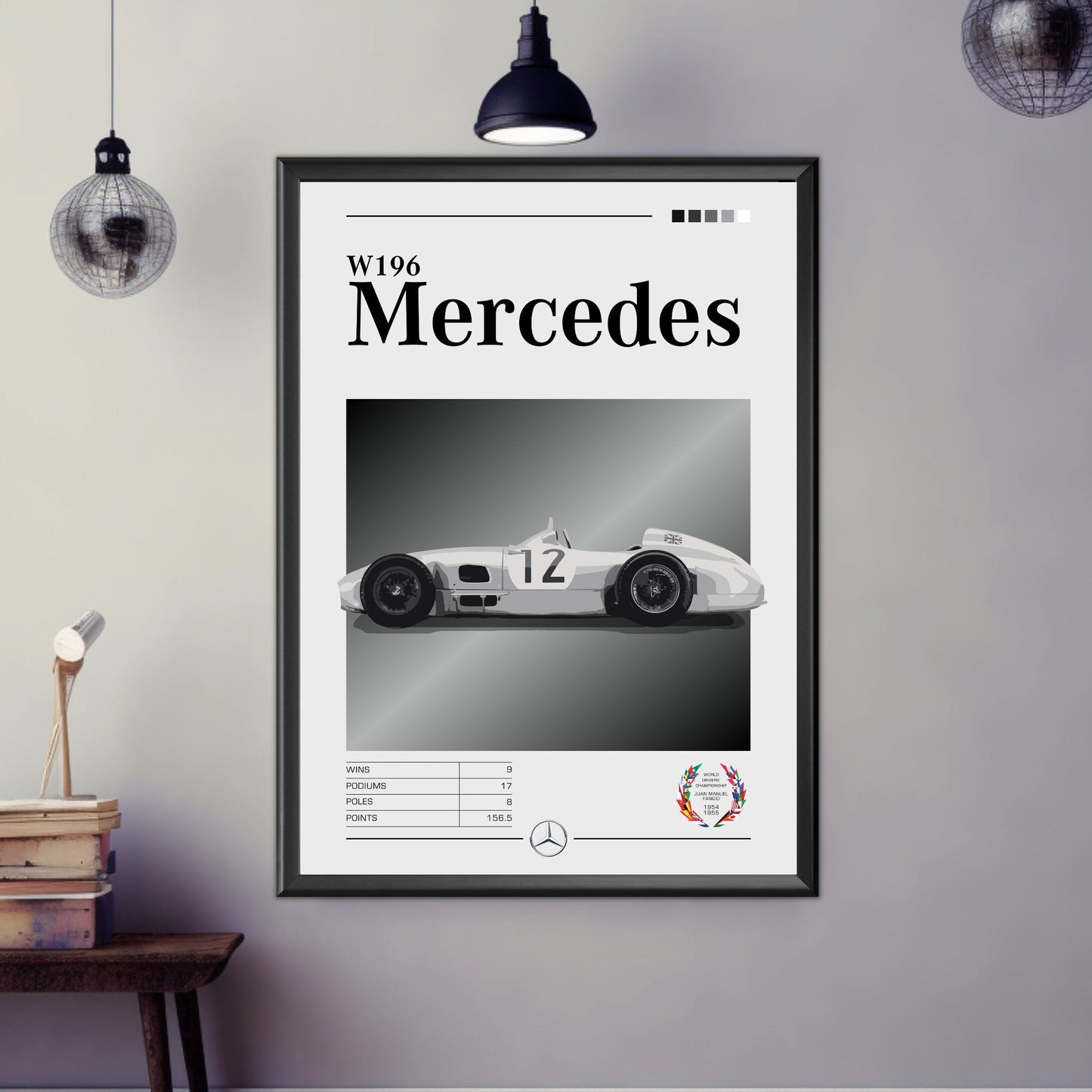 Mercedes-Benz W196 Poster