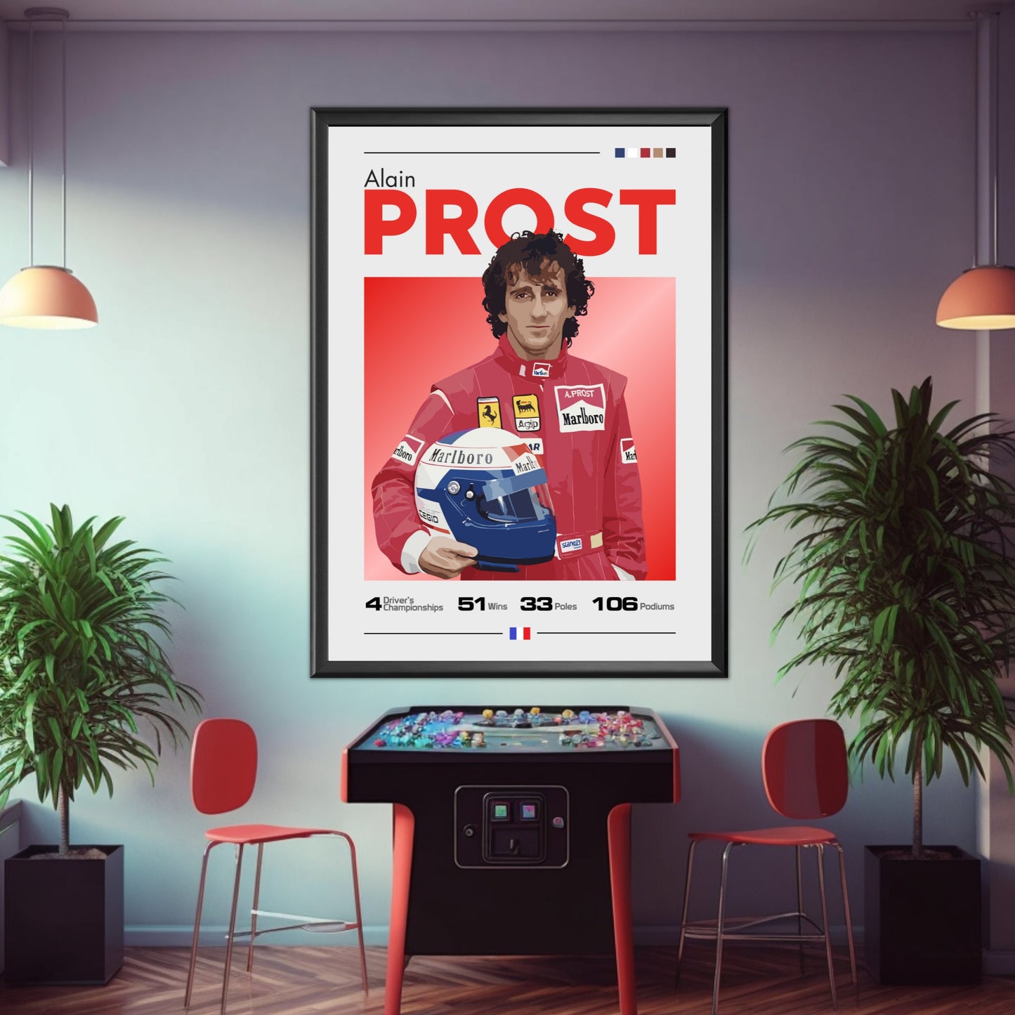 Alain Prost Poster, Williams Racing