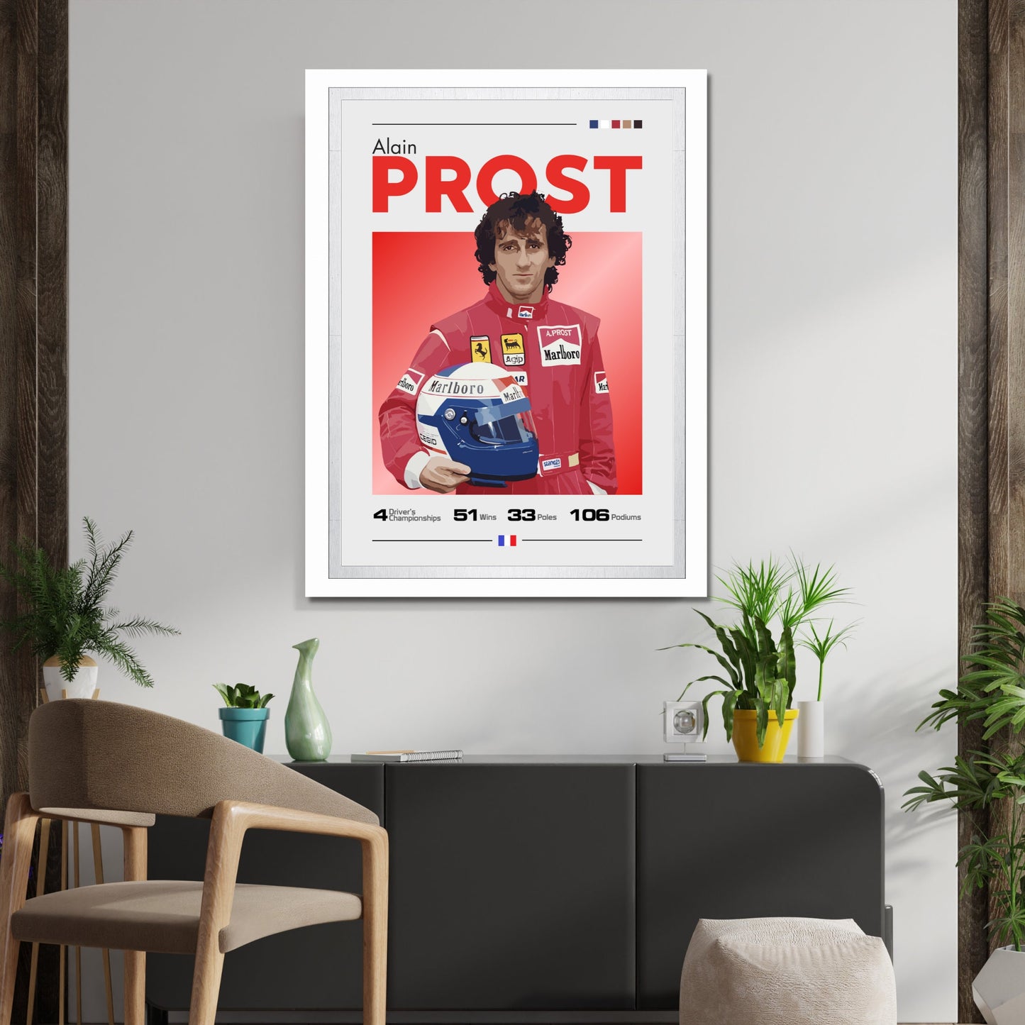 Alain Prost Poster, Williams Racing