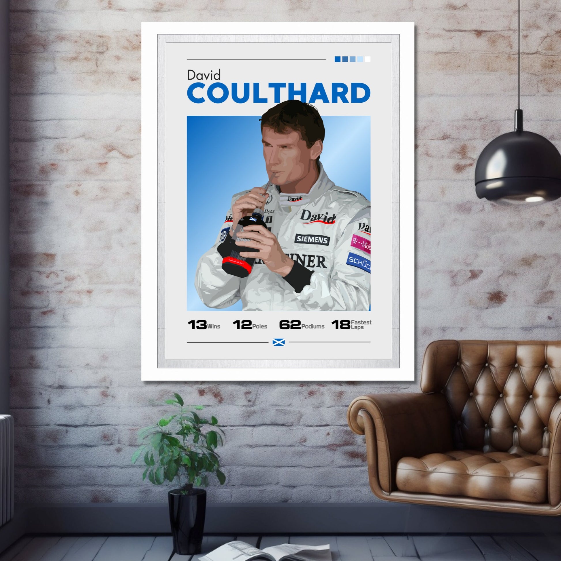 David Coulthard Poster, F1