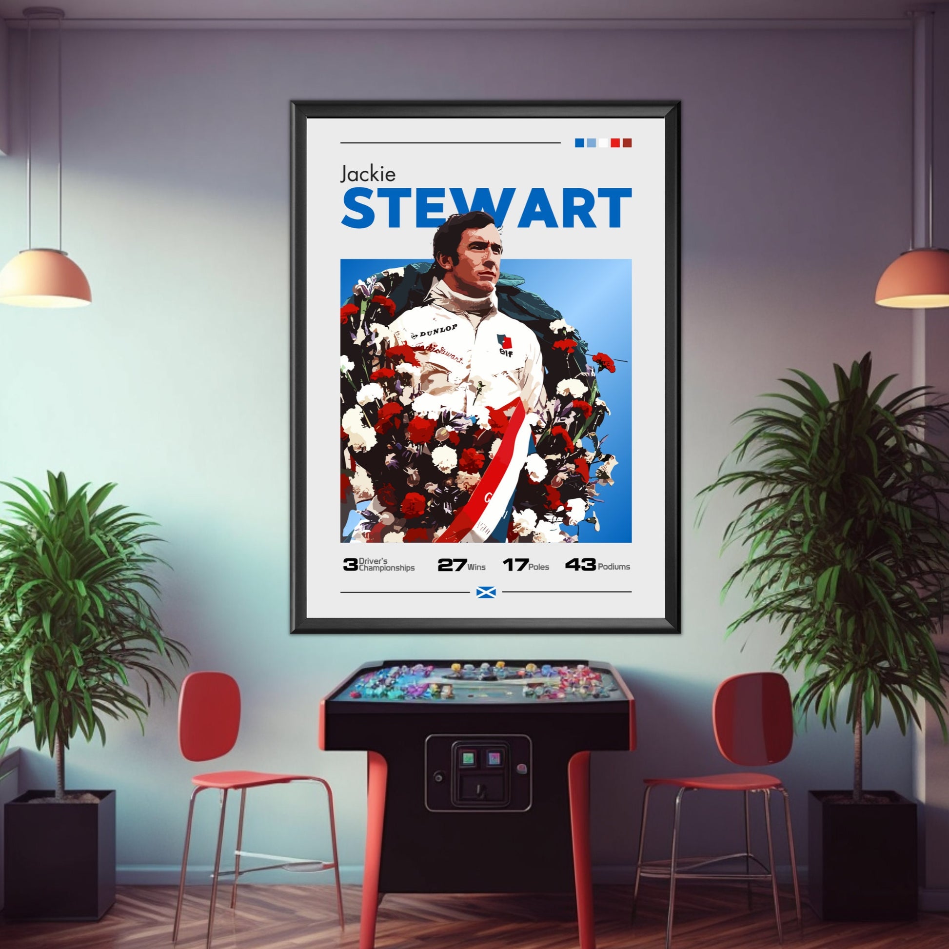 Jackie Stewart Poster, F1