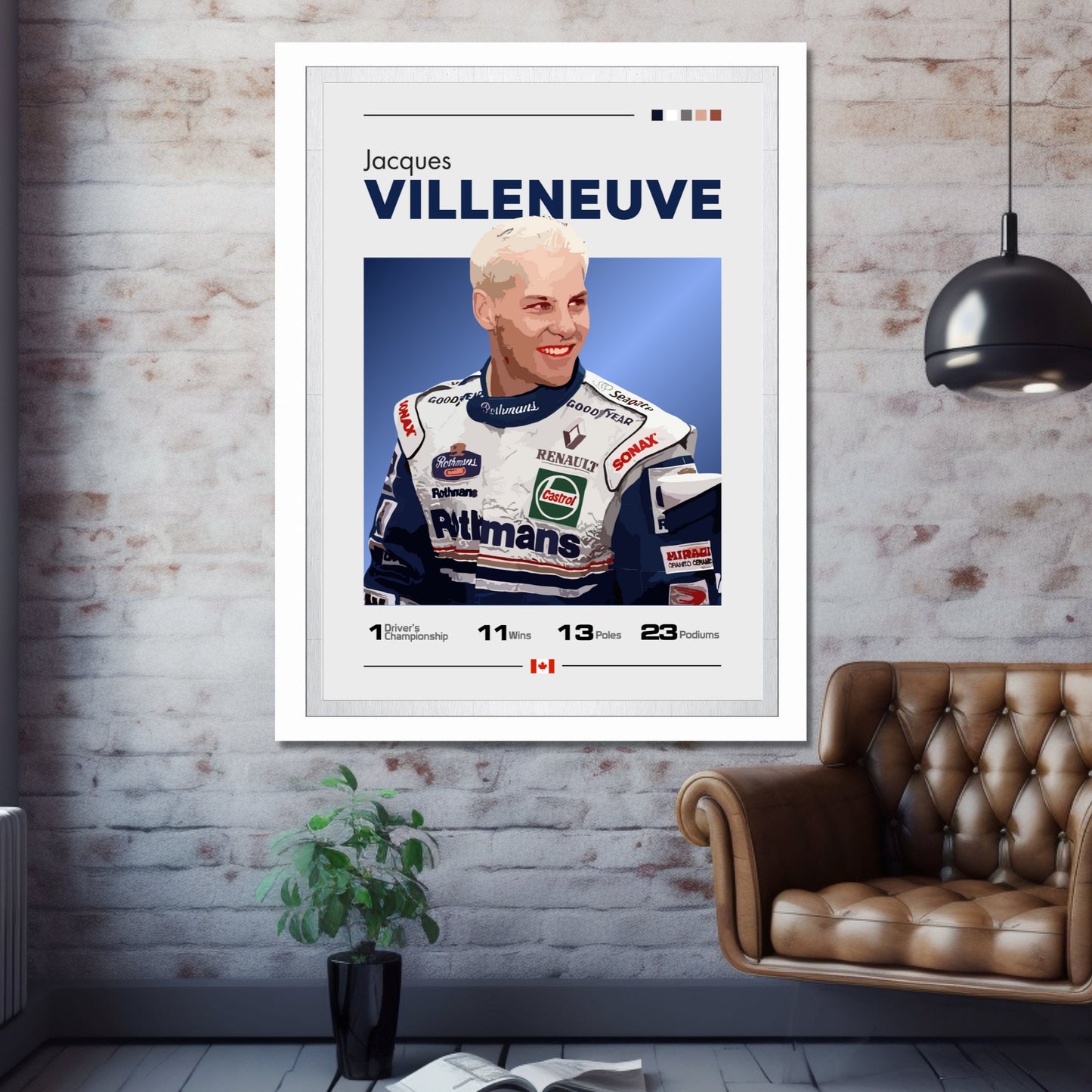 Jacques Villeneuve Poster, F1