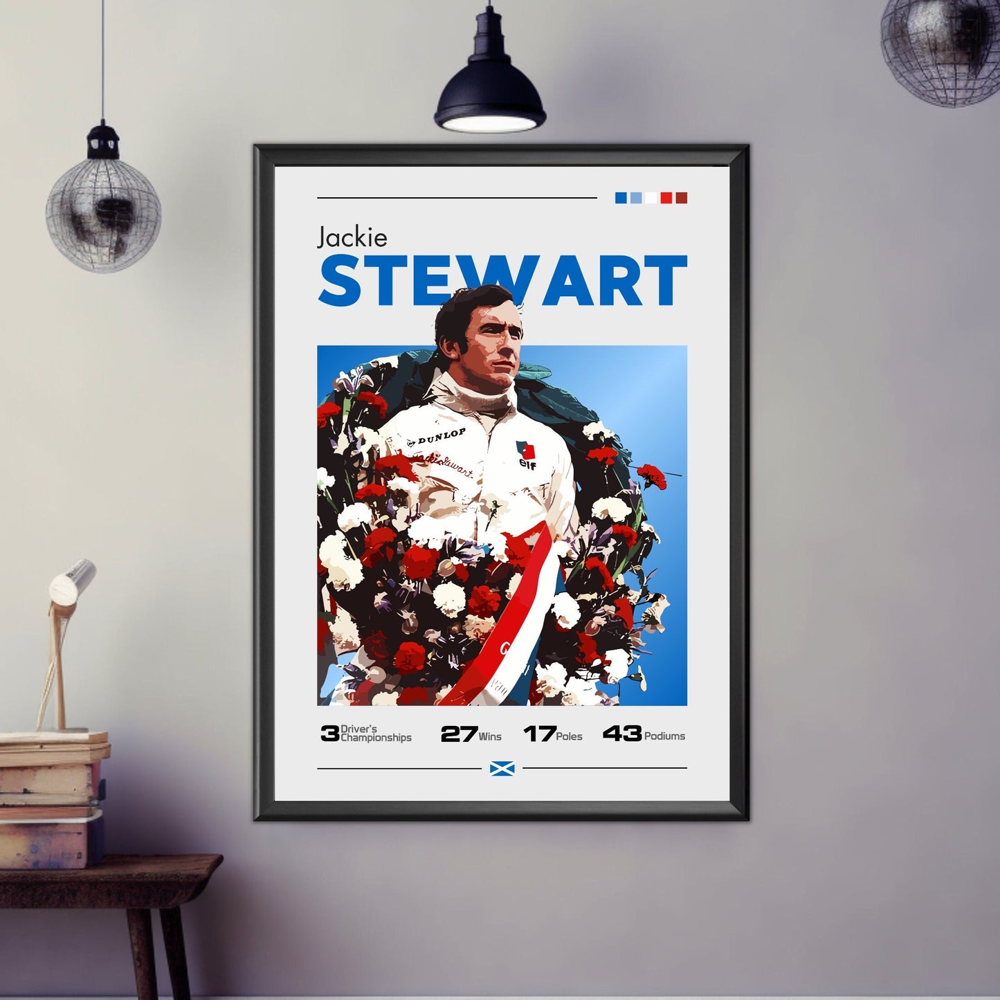 Jackie Stewart Poster, F1