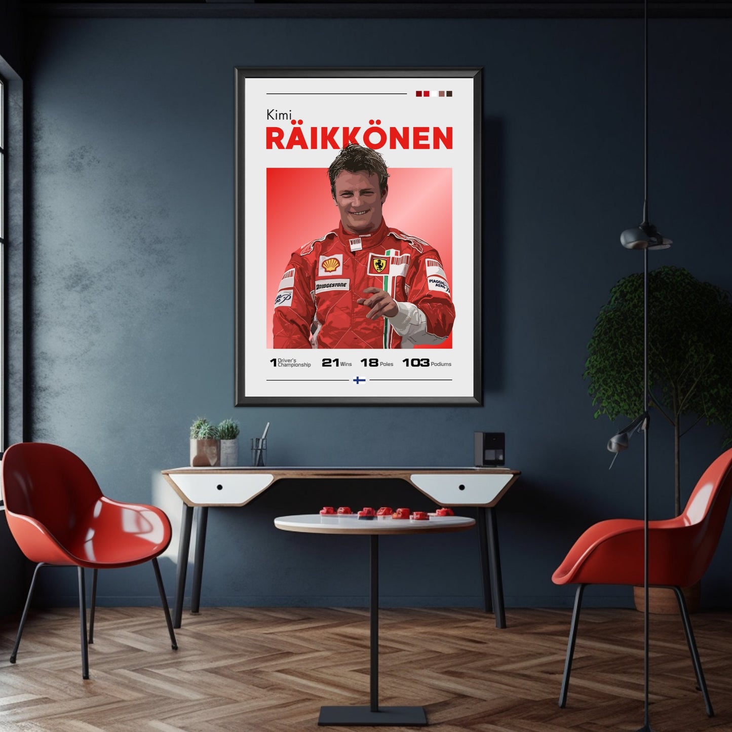 Kimi Raikkonen Print, F1 Print