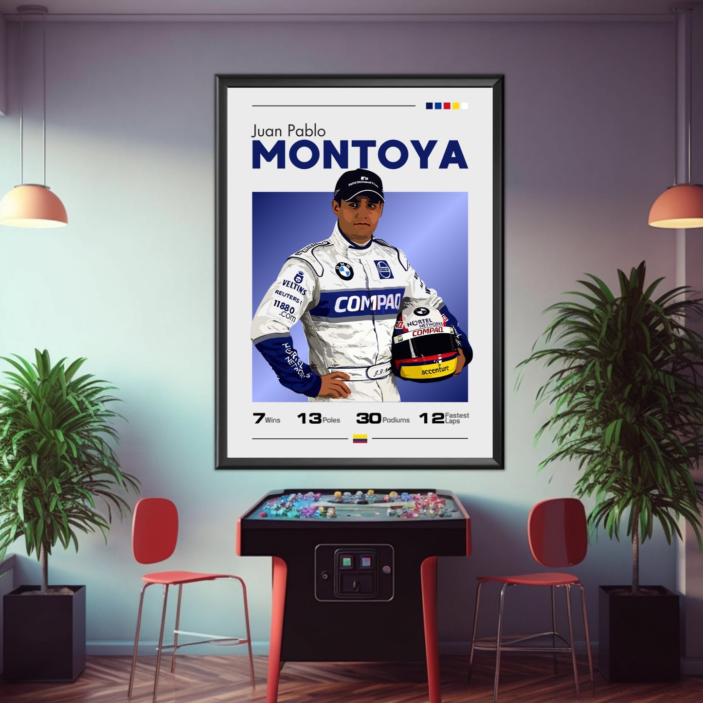 Juan Pablo Montoya Print