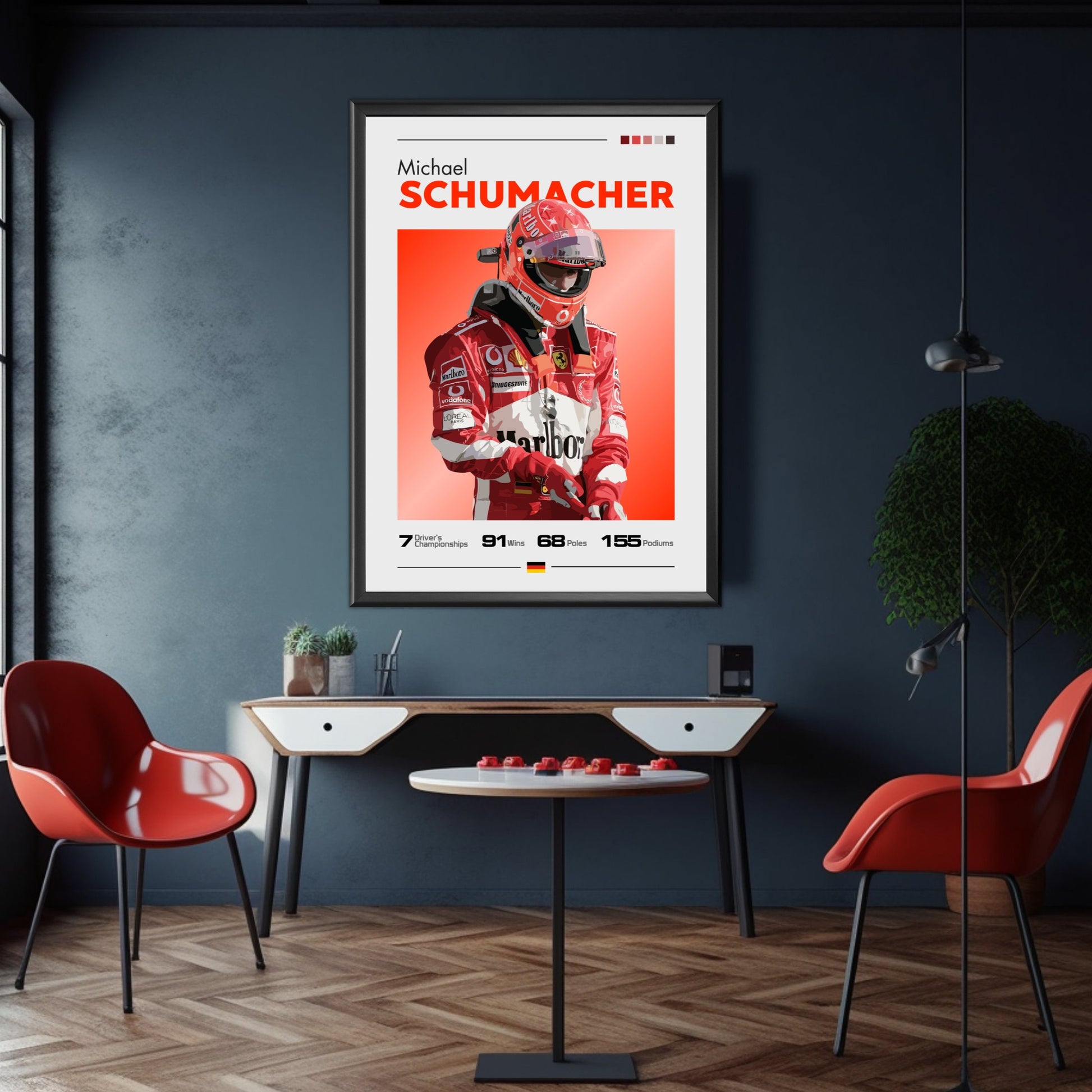 Michael Schumacher Ferrari F1 Poster