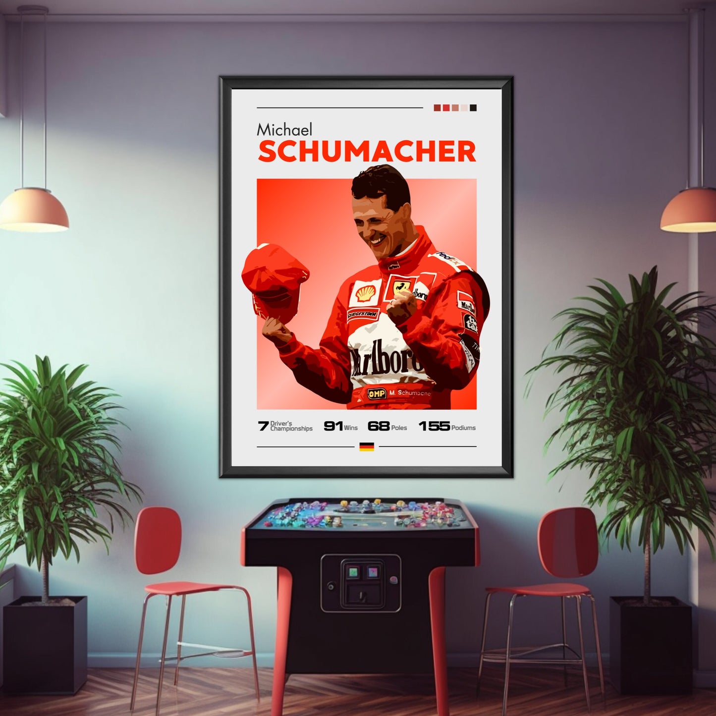 Michael Schumacher Print, F1