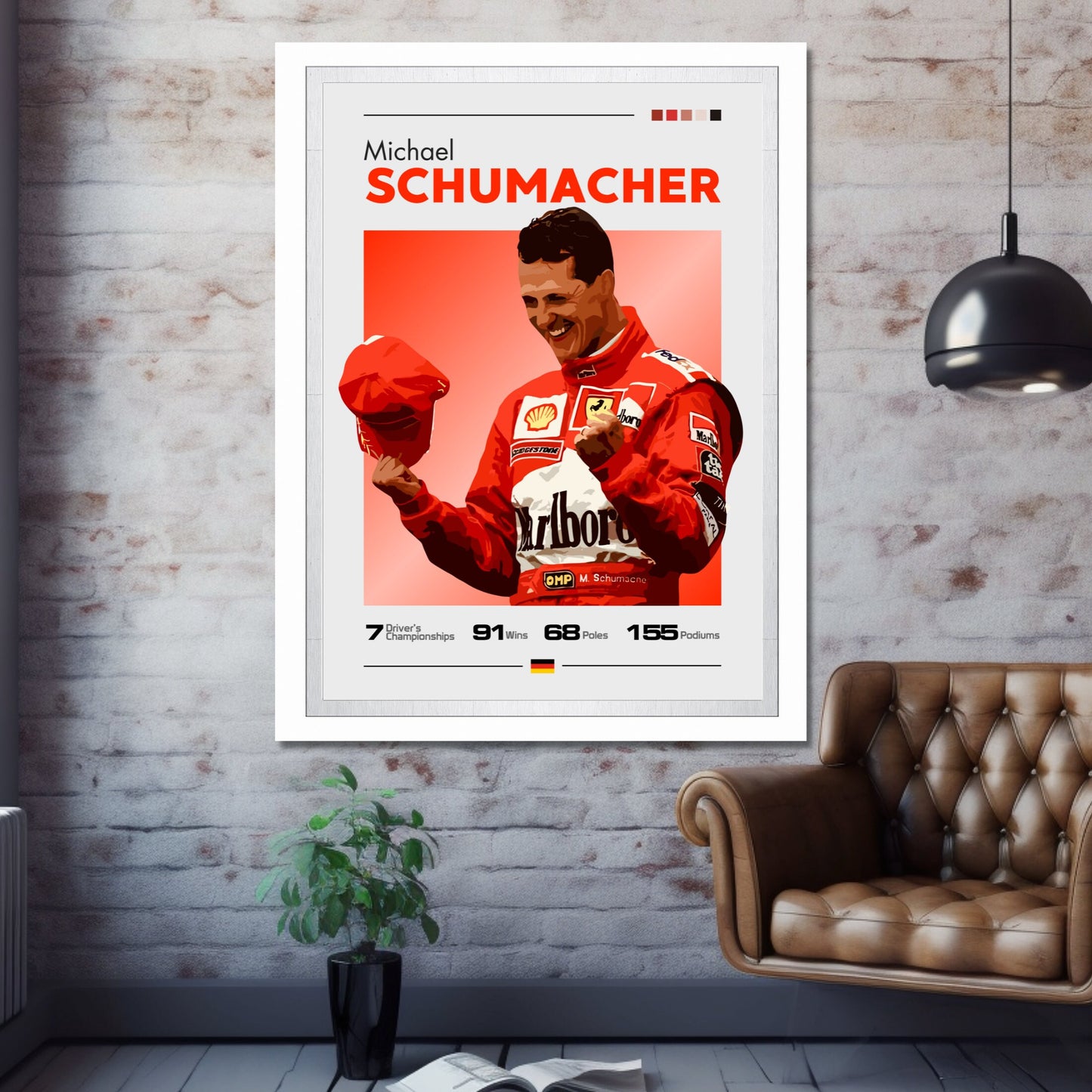 Michael Schumacher Print, F1