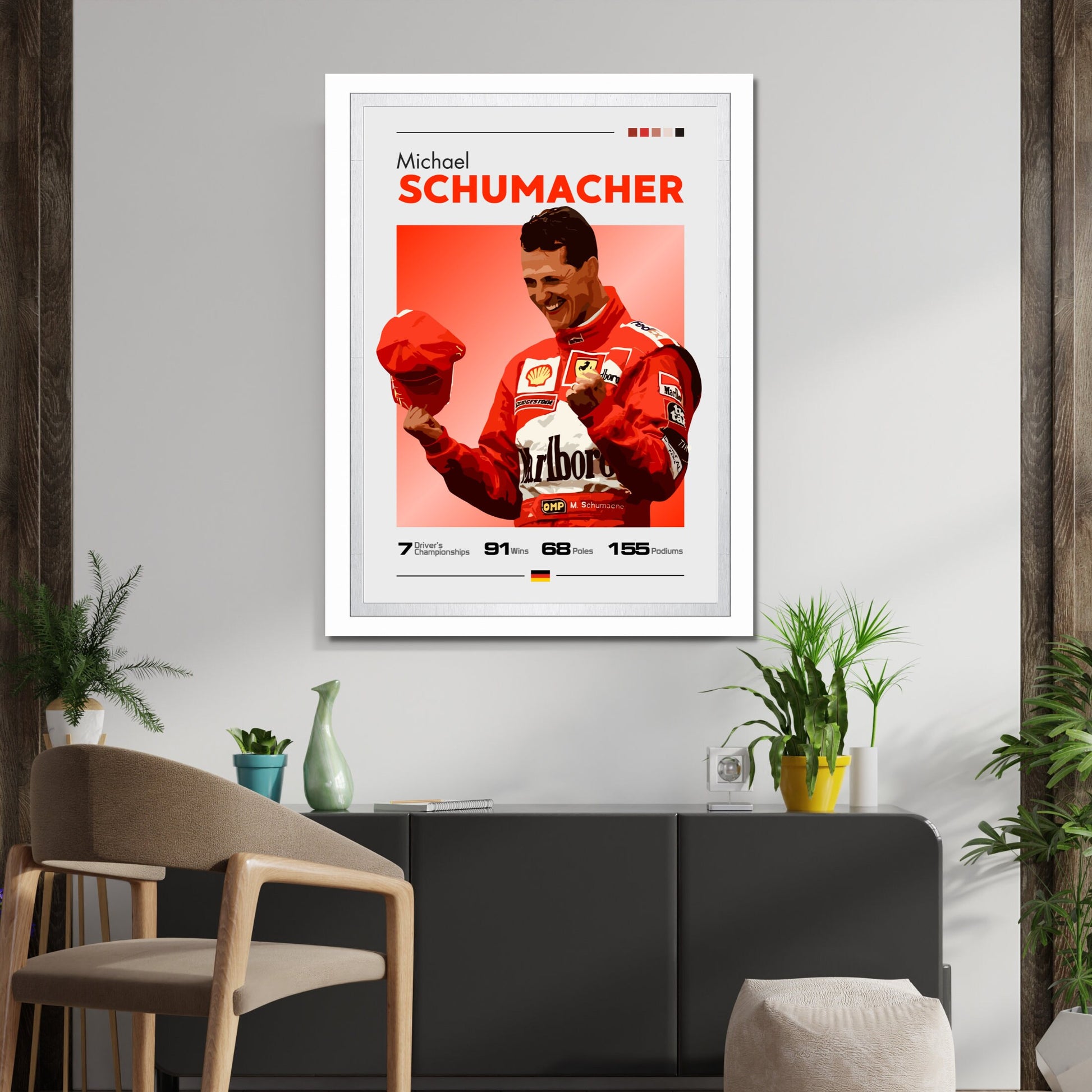 Michael Schumacher Print, F1