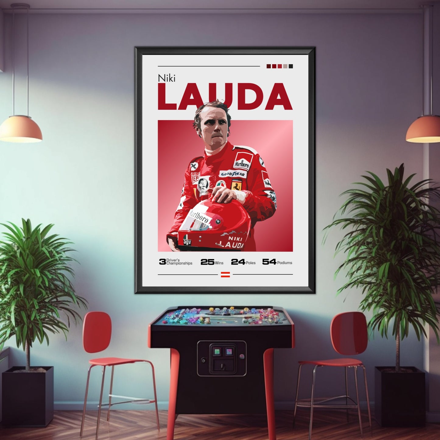 Niki Lauda Print, F1