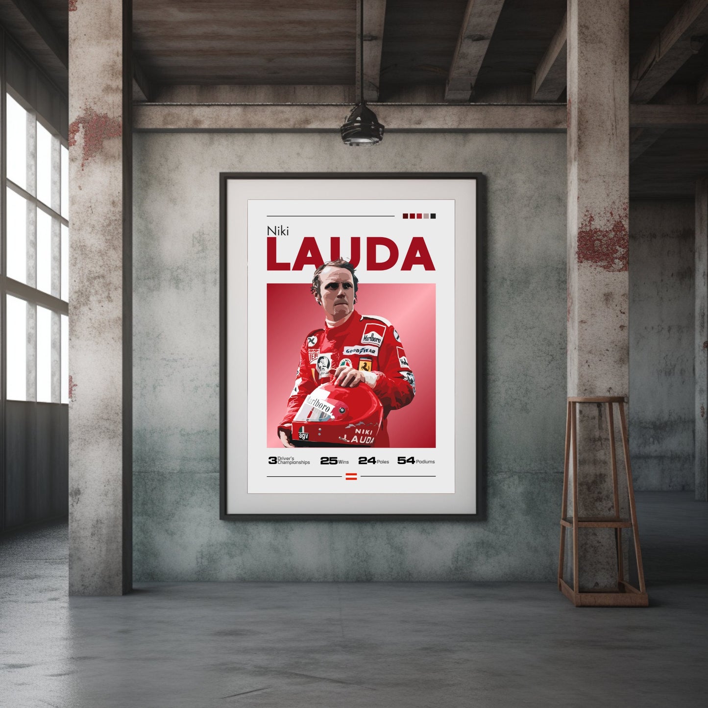 Niki Lauda Print, F1