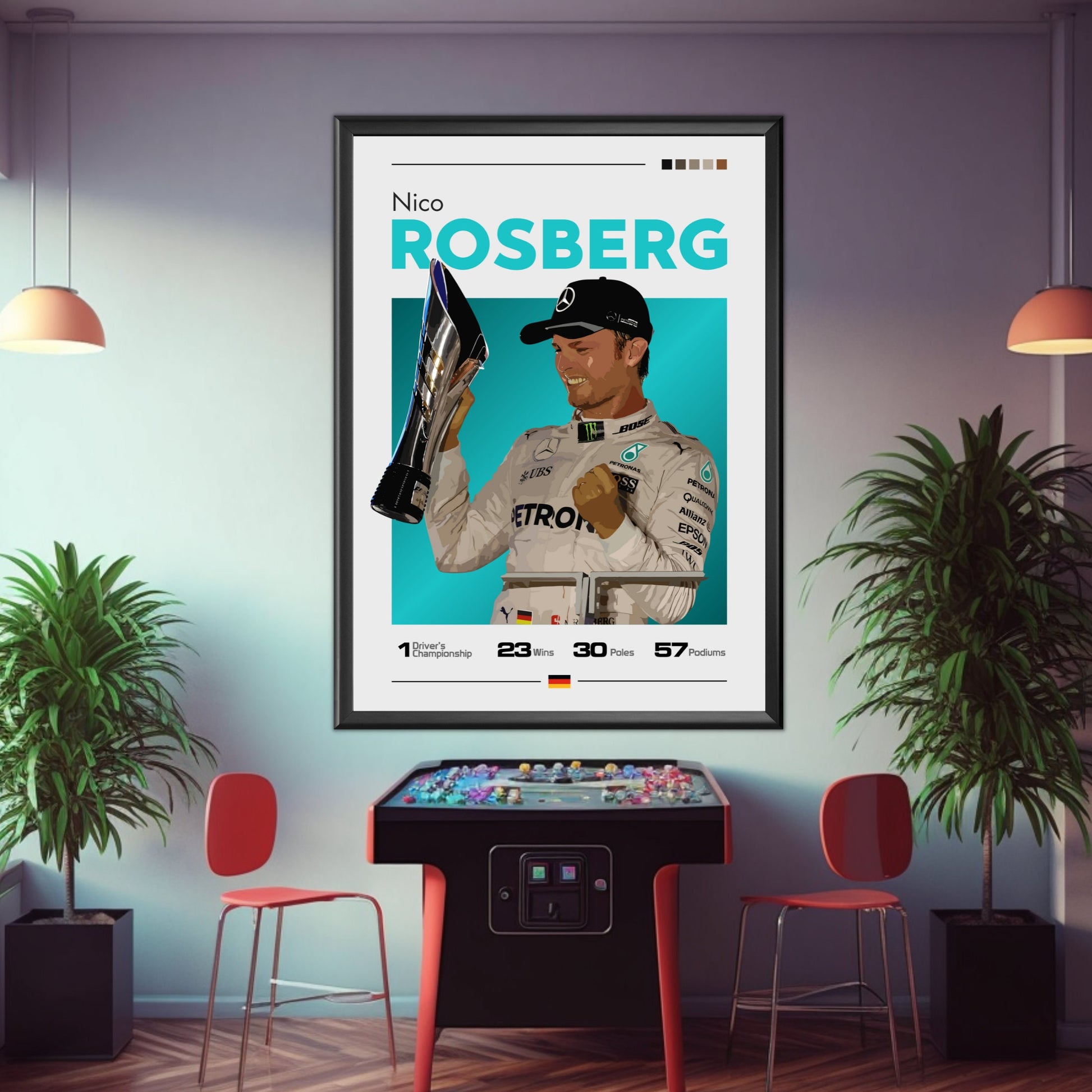 Nico Rosberg Print, F1