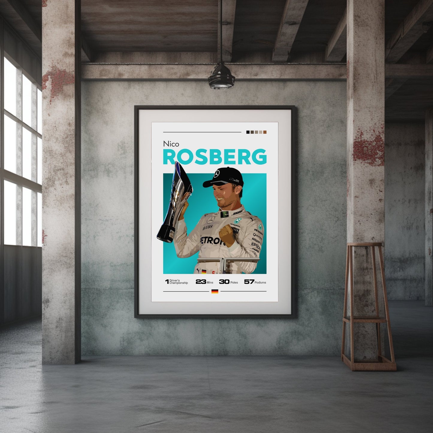 Nico Rosberg Print, F1