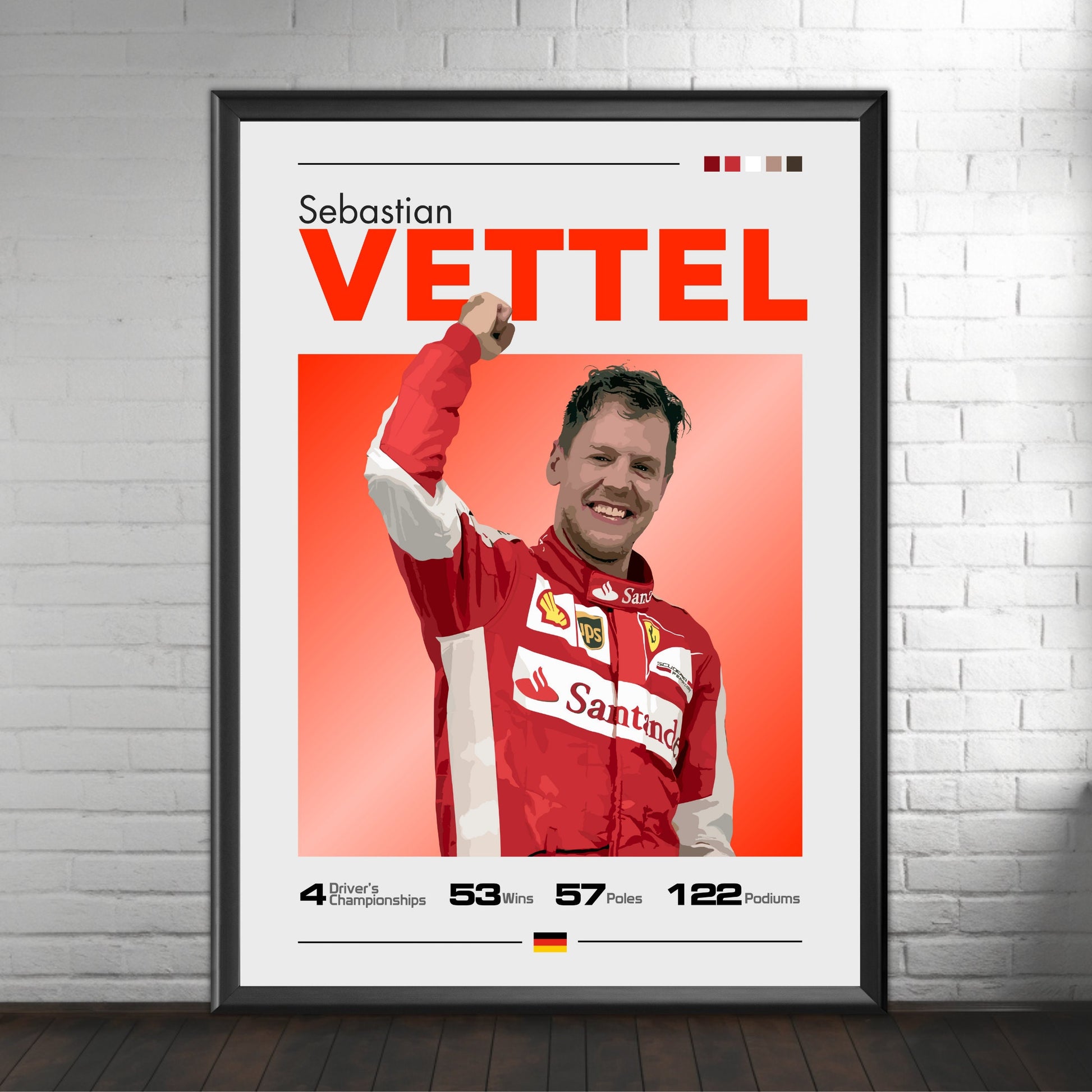 Sebastian Vettel Poster