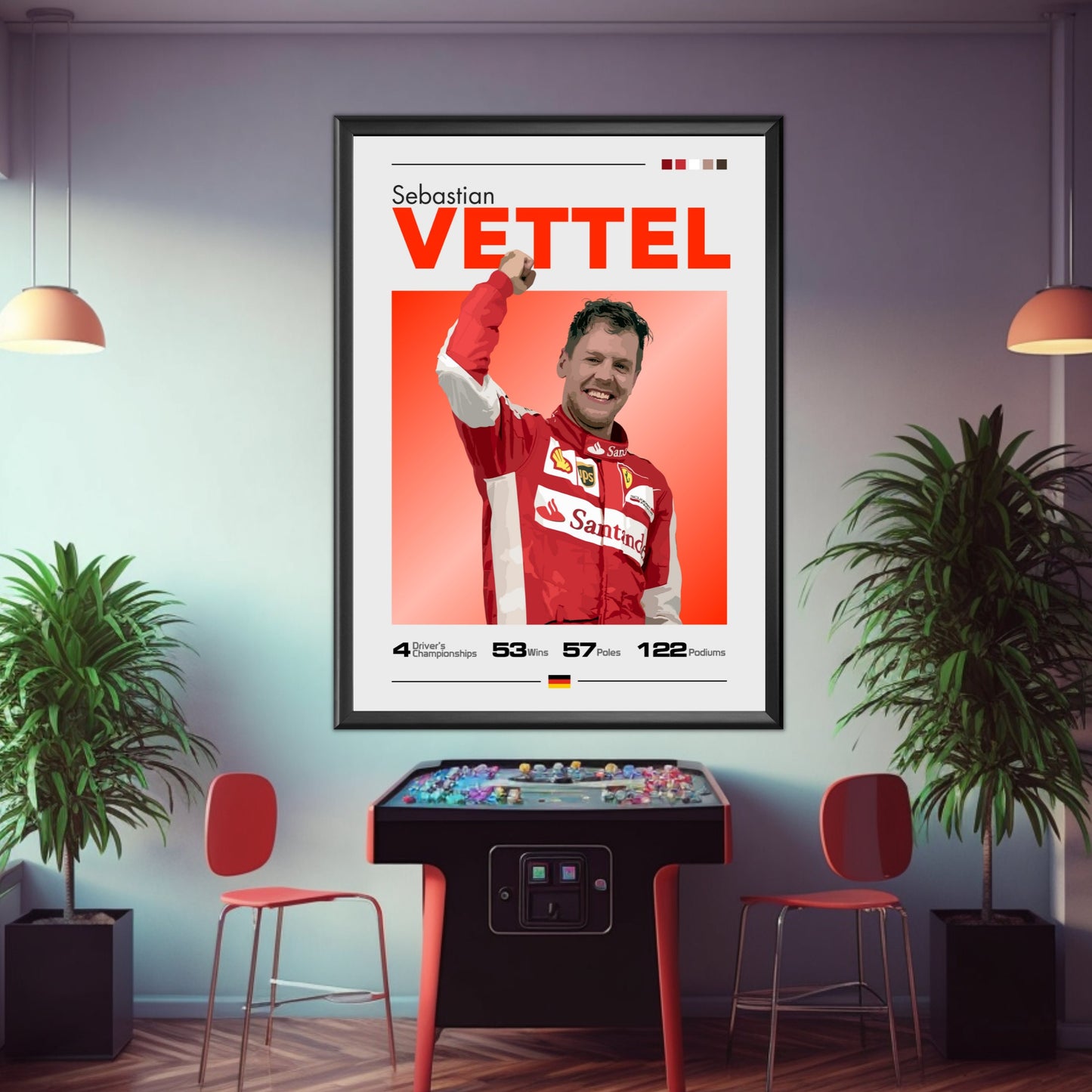 Sebastian Vettel Poster