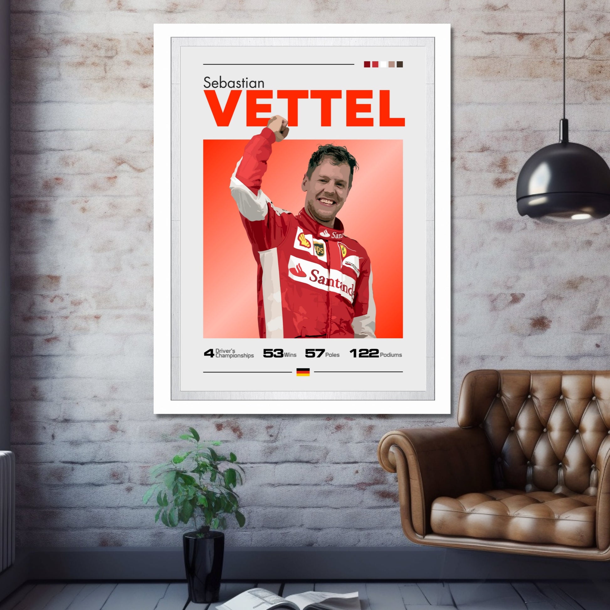 Sebastian Vettel Poster