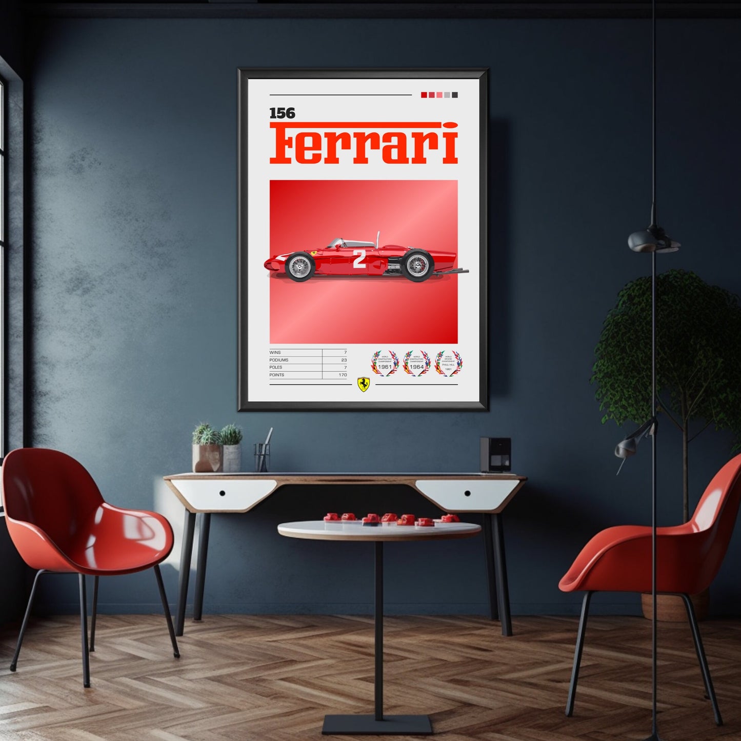 Ferrari 156 F1 Poster