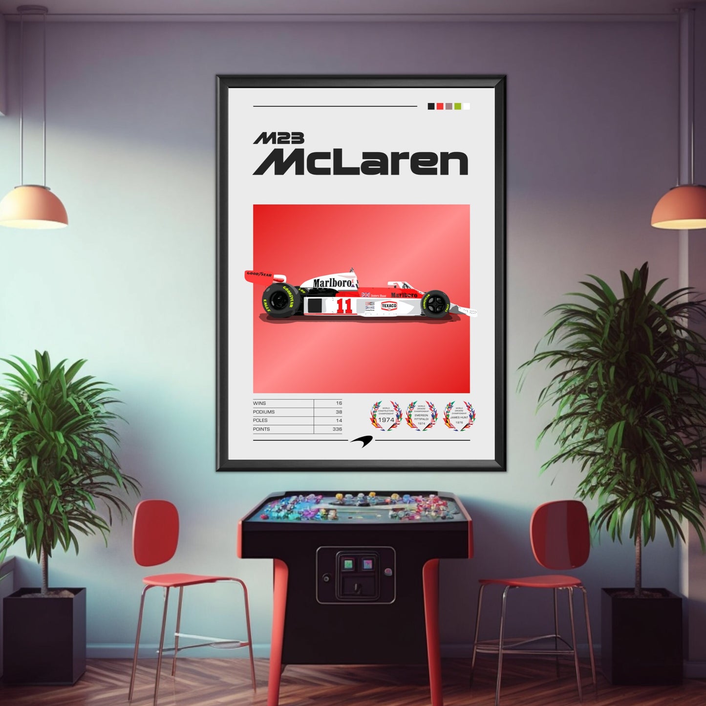 McLaren M23 Poster