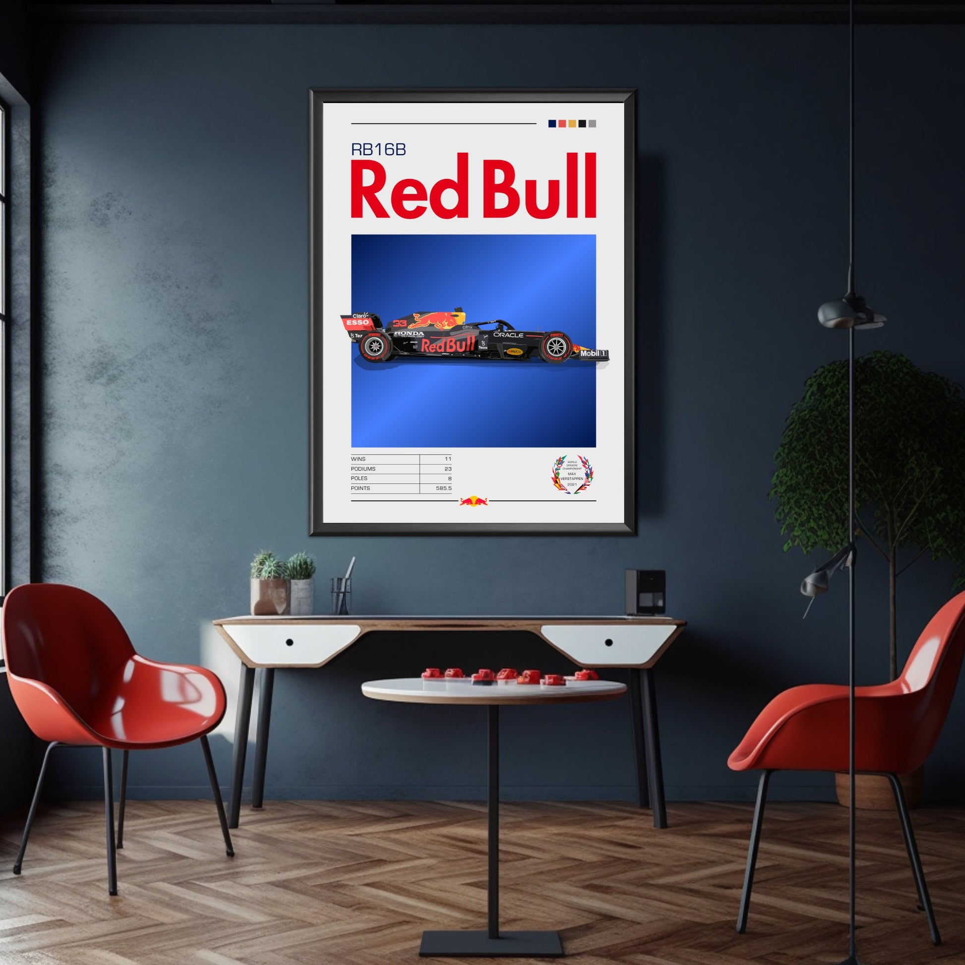 F1 Red Bull RB16B Print