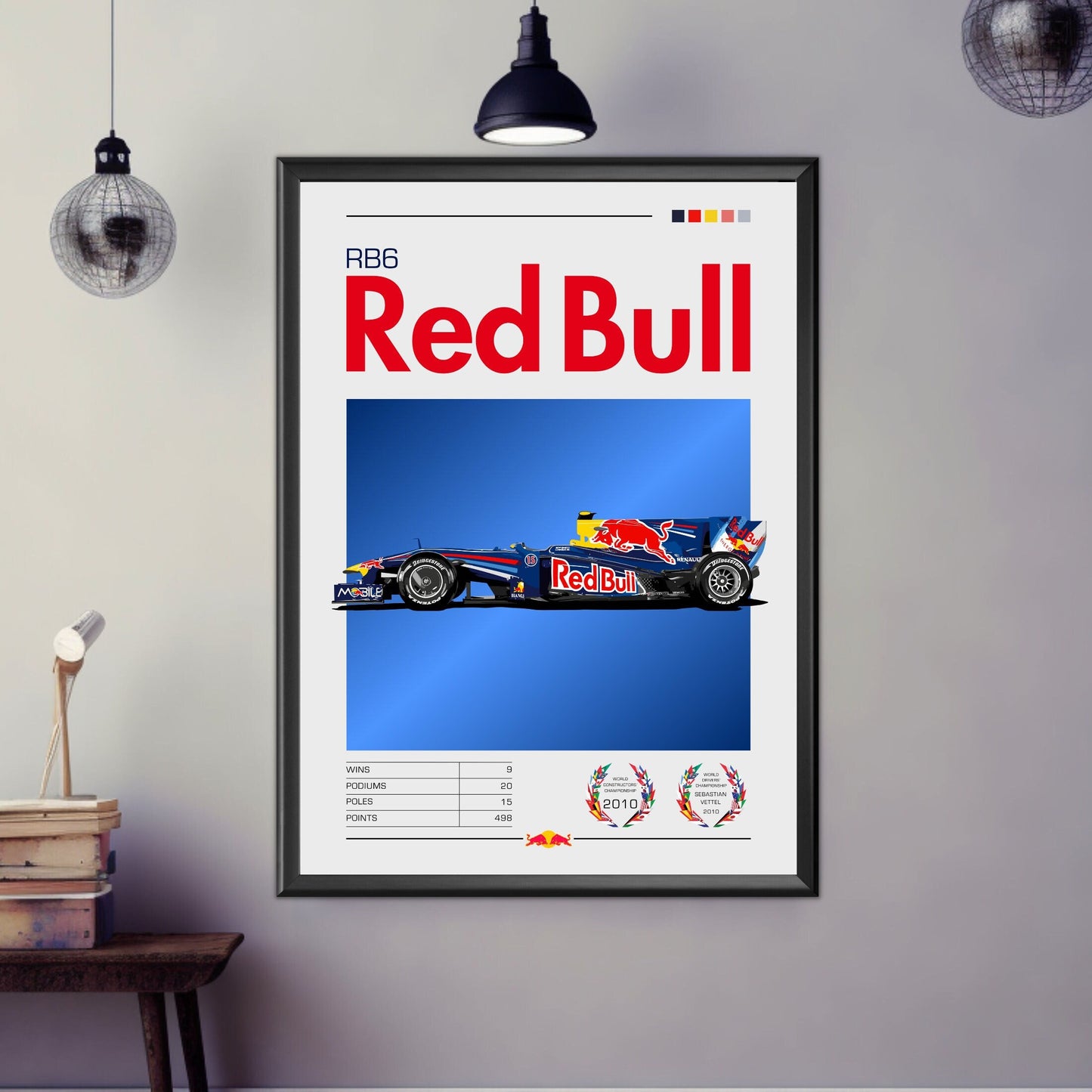 Red Bull RB6 Poster - Formula 1