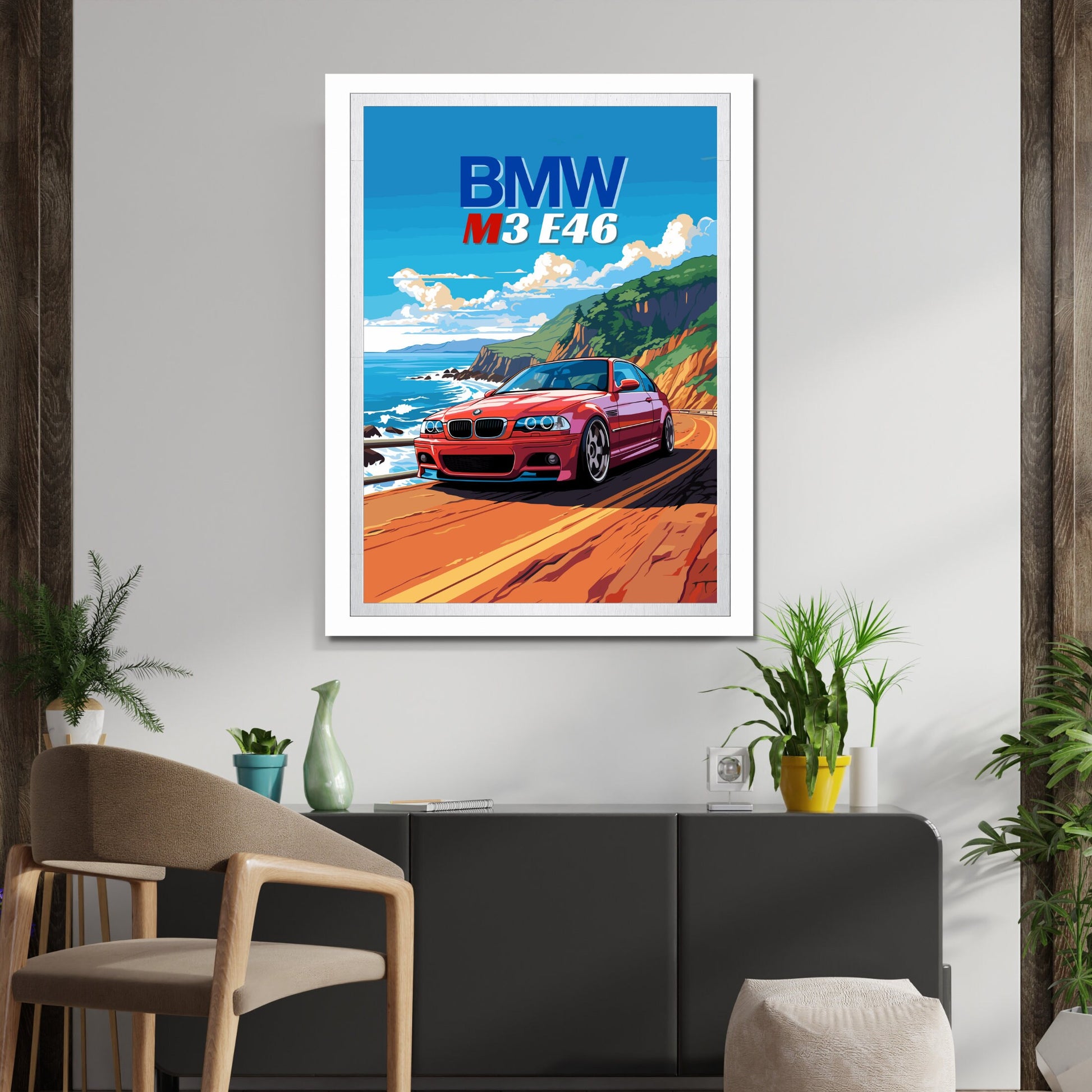 BMW M3 E46 Print, 2000s Car