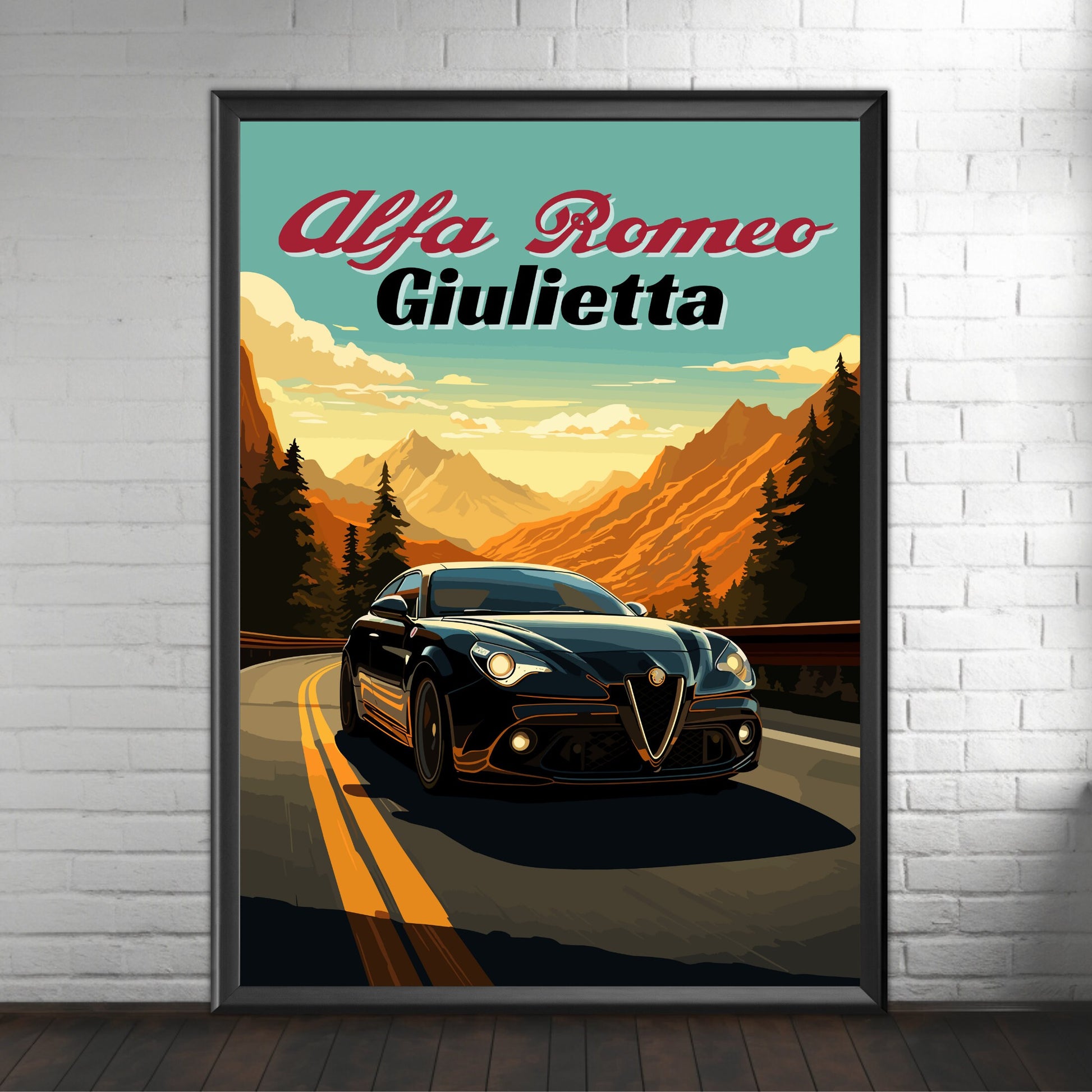 Alfa Romeo Giulietta Classic Car Print