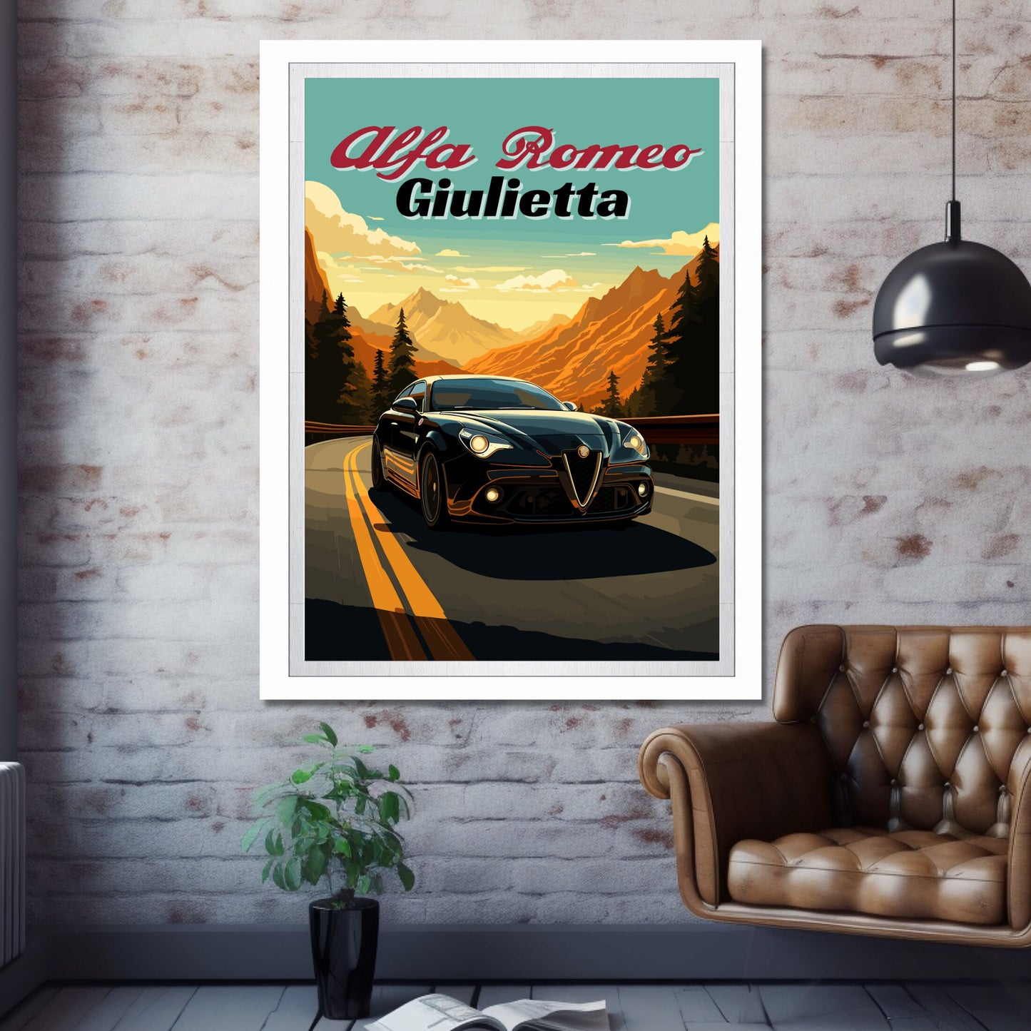 Alfa Romeo Giulietta Classic Car Print