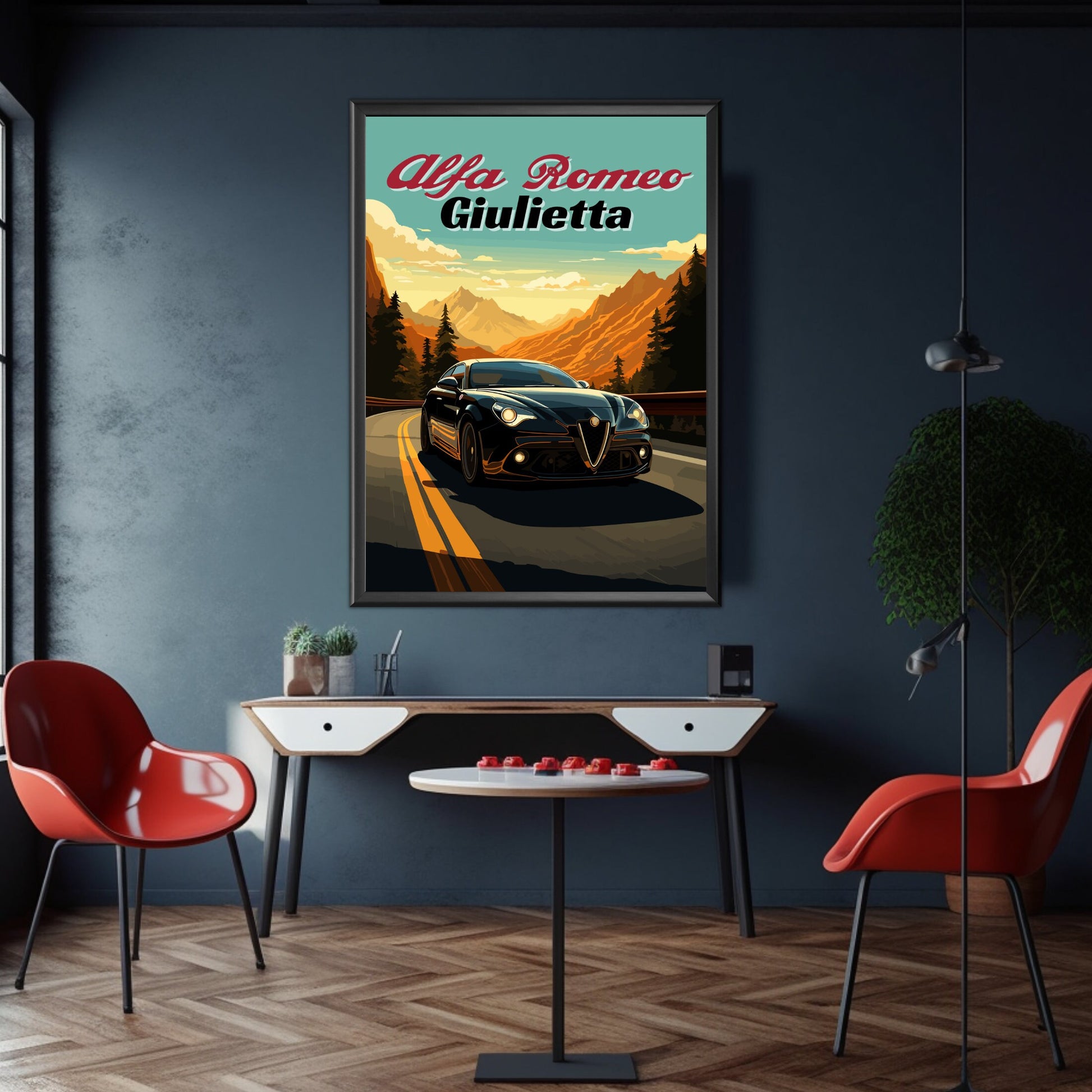 Alfa Romeo Giulietta Classic Car Print