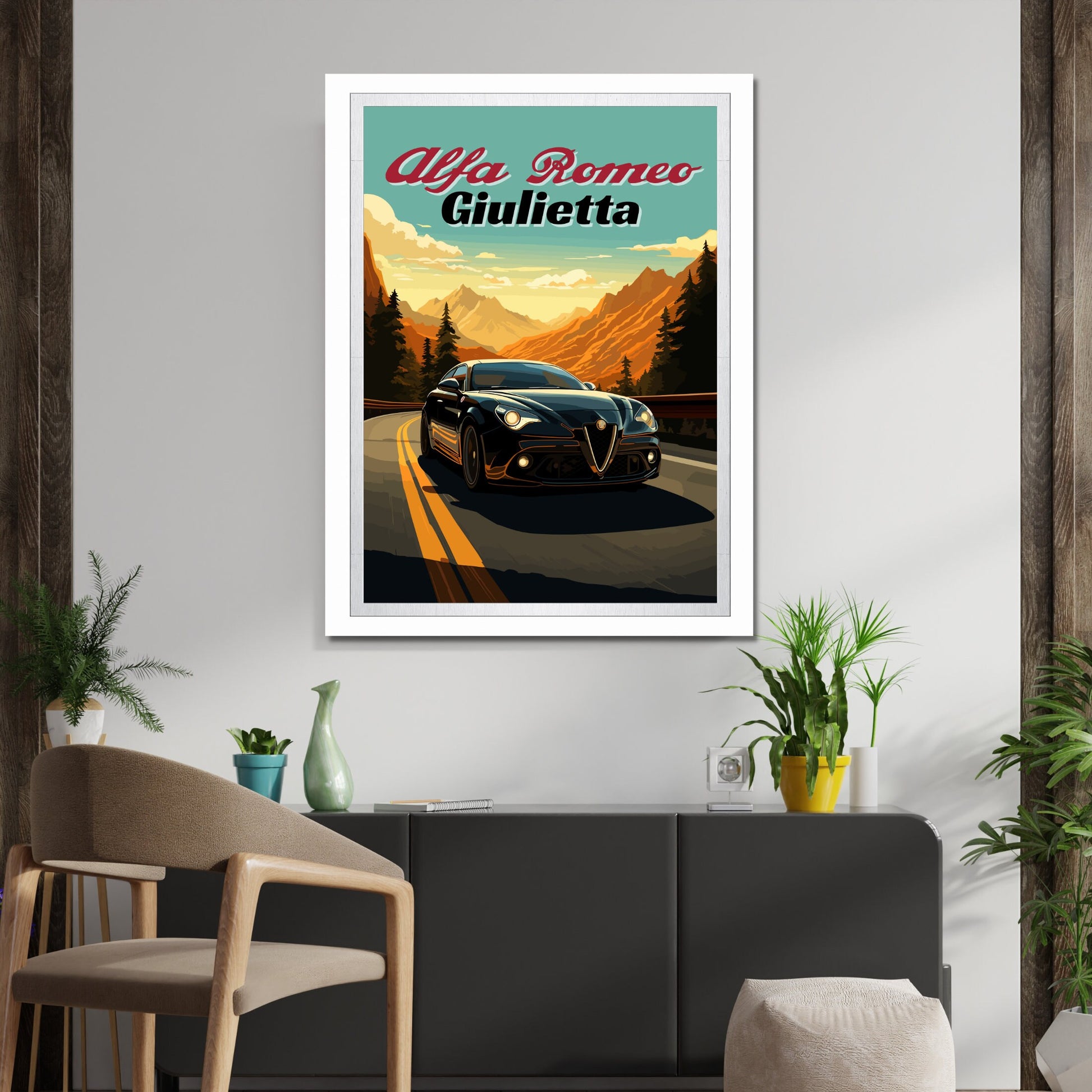 Alfa Romeo Giulietta Classic Car Print