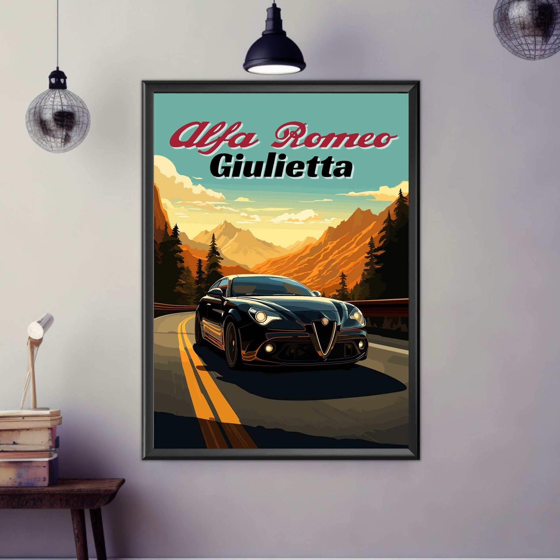 Alfa Romeo Giulietta Classic Car Print