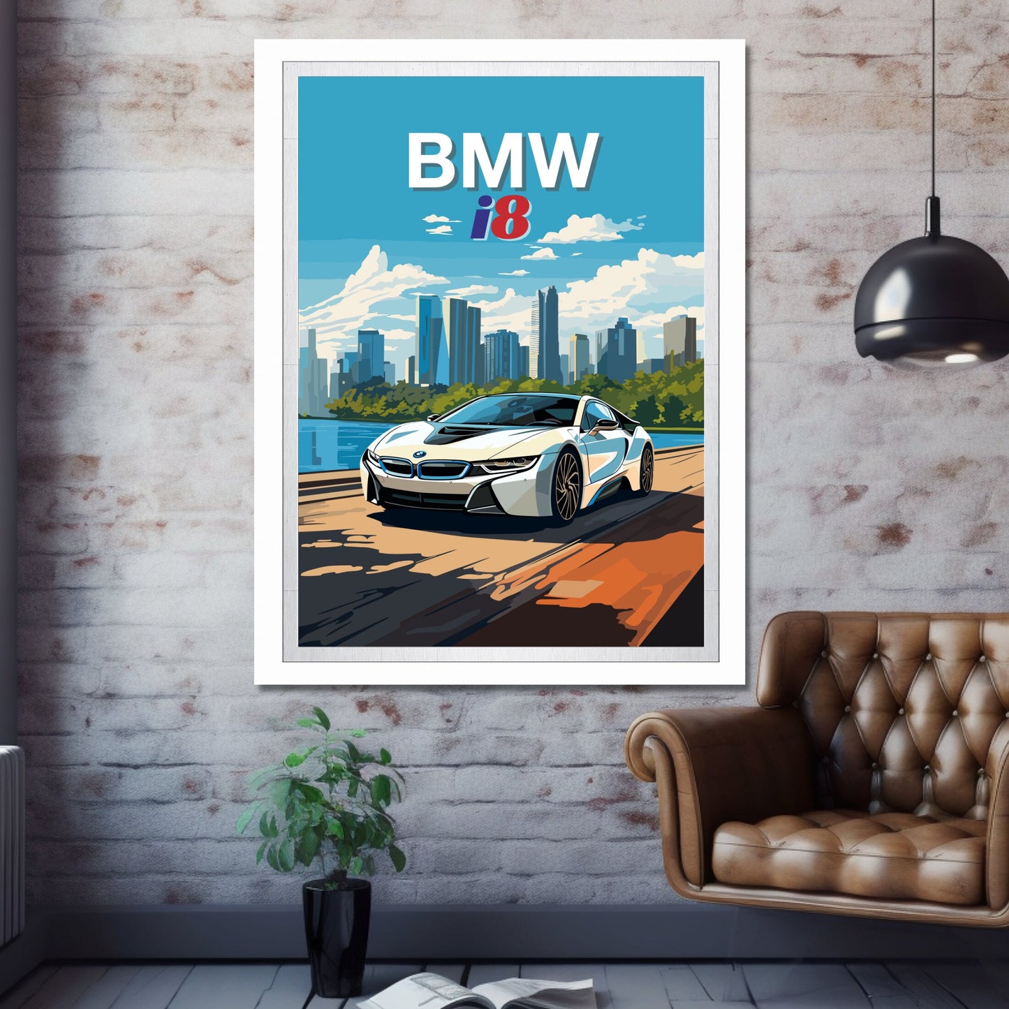 BMW i8 Poster