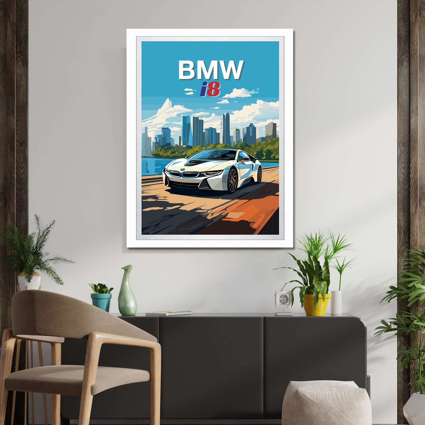 BMW i8 Poster