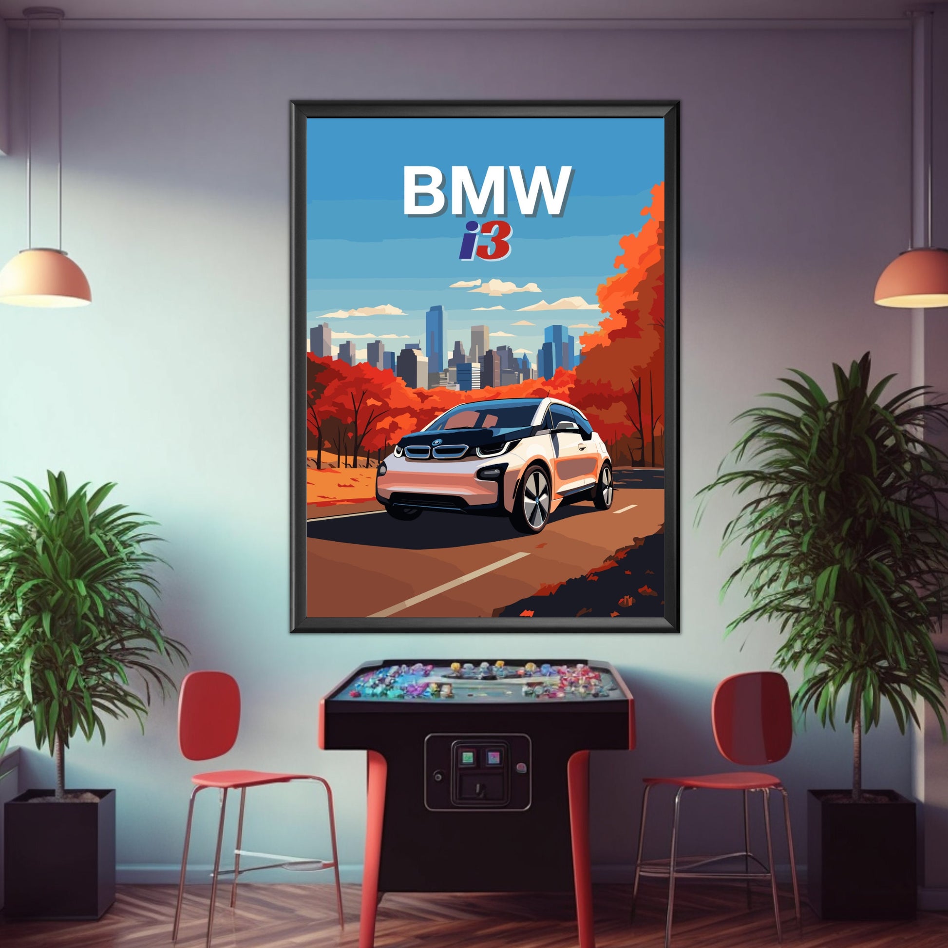 Electric BMW i3 Poster