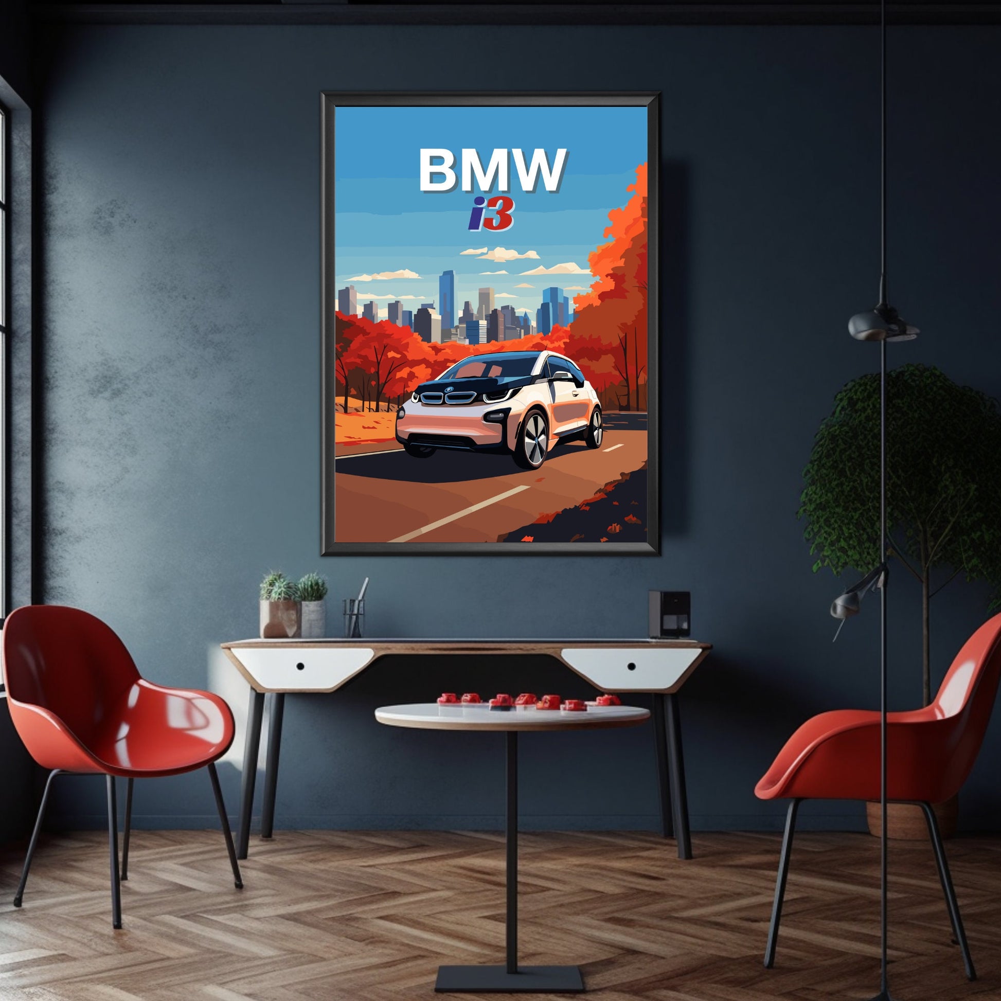 Electric BMW i3 Poster