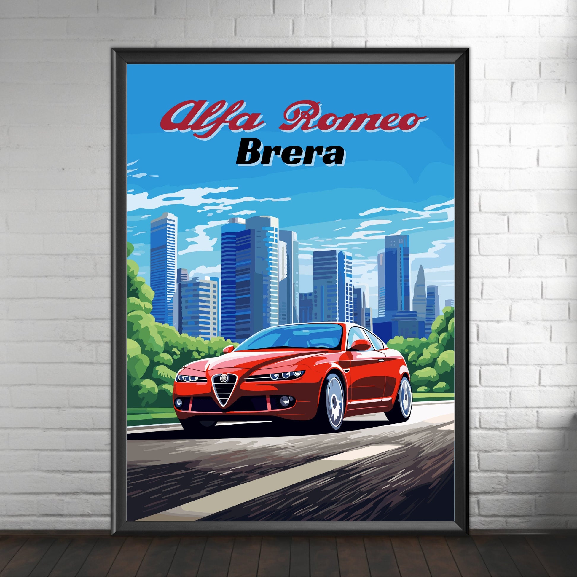 Alfa Romeo Brera Poster