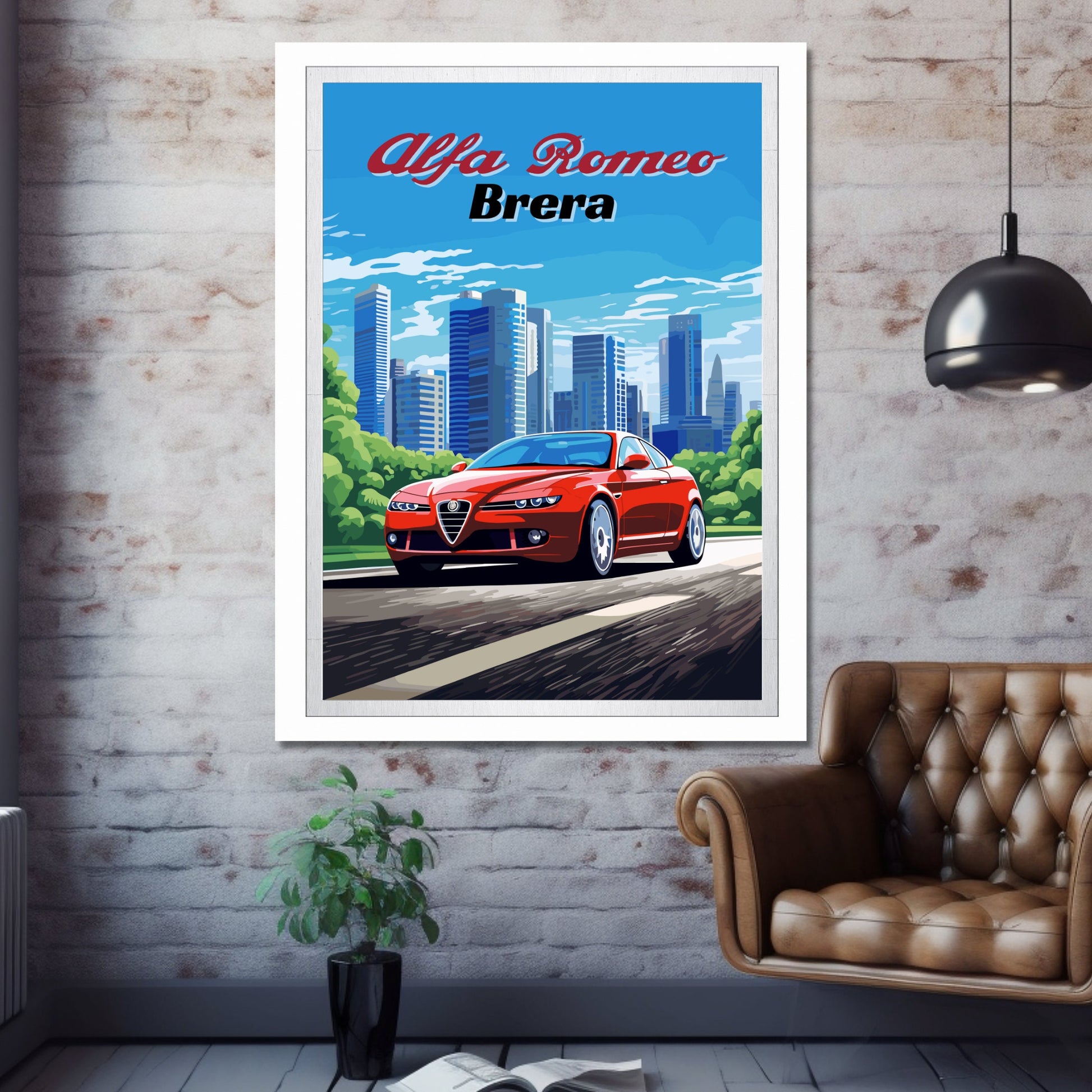 Alfa Romeo Brera Poster