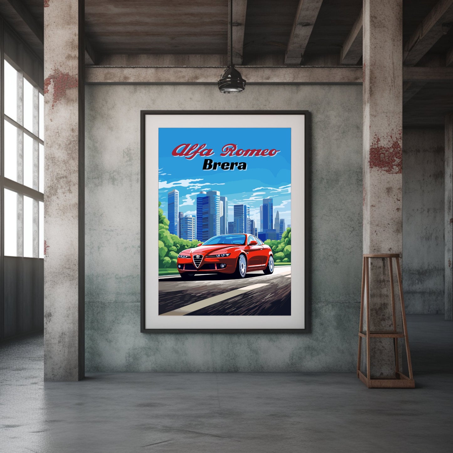 Alfa Romeo Brera Poster