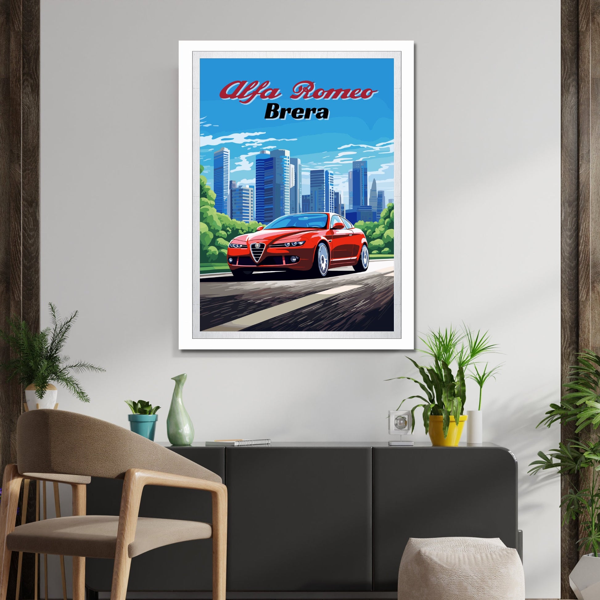 Alfa Romeo Brera Poster