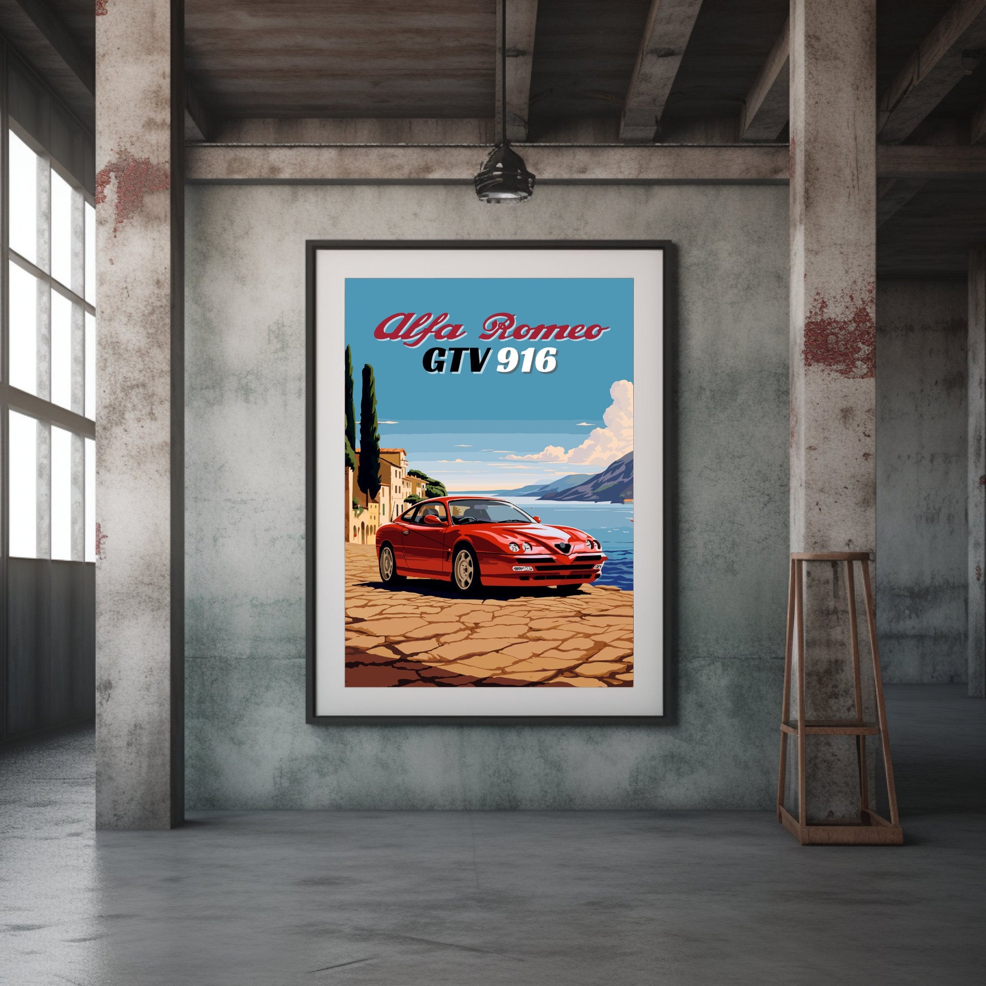 Alfa Romeo GTV 916 Print