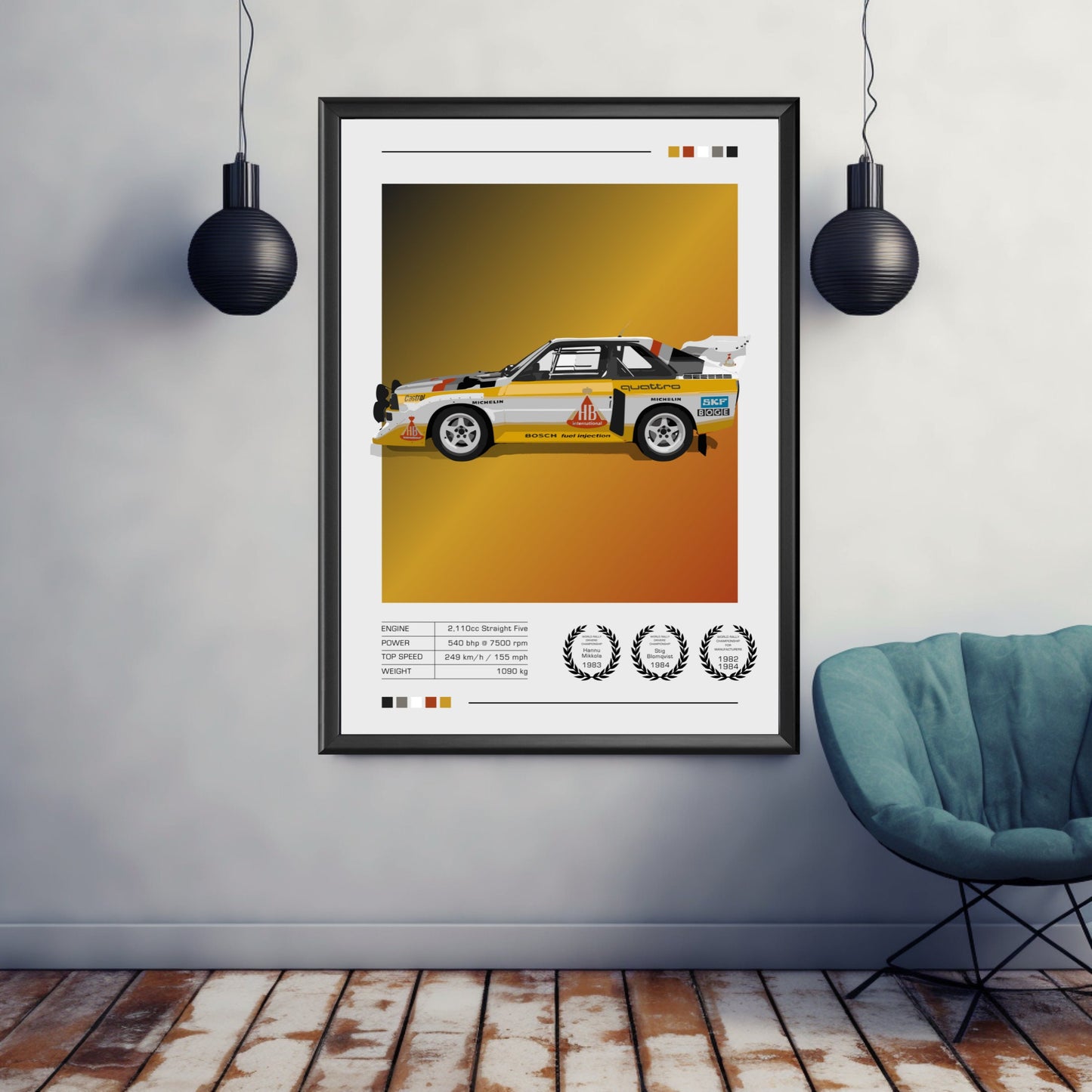 Audi Quattro S1 Poster